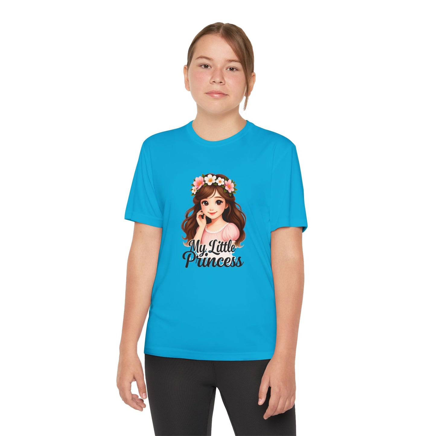 My Little Princess Youth Tee - Cute Floral Design for Girls