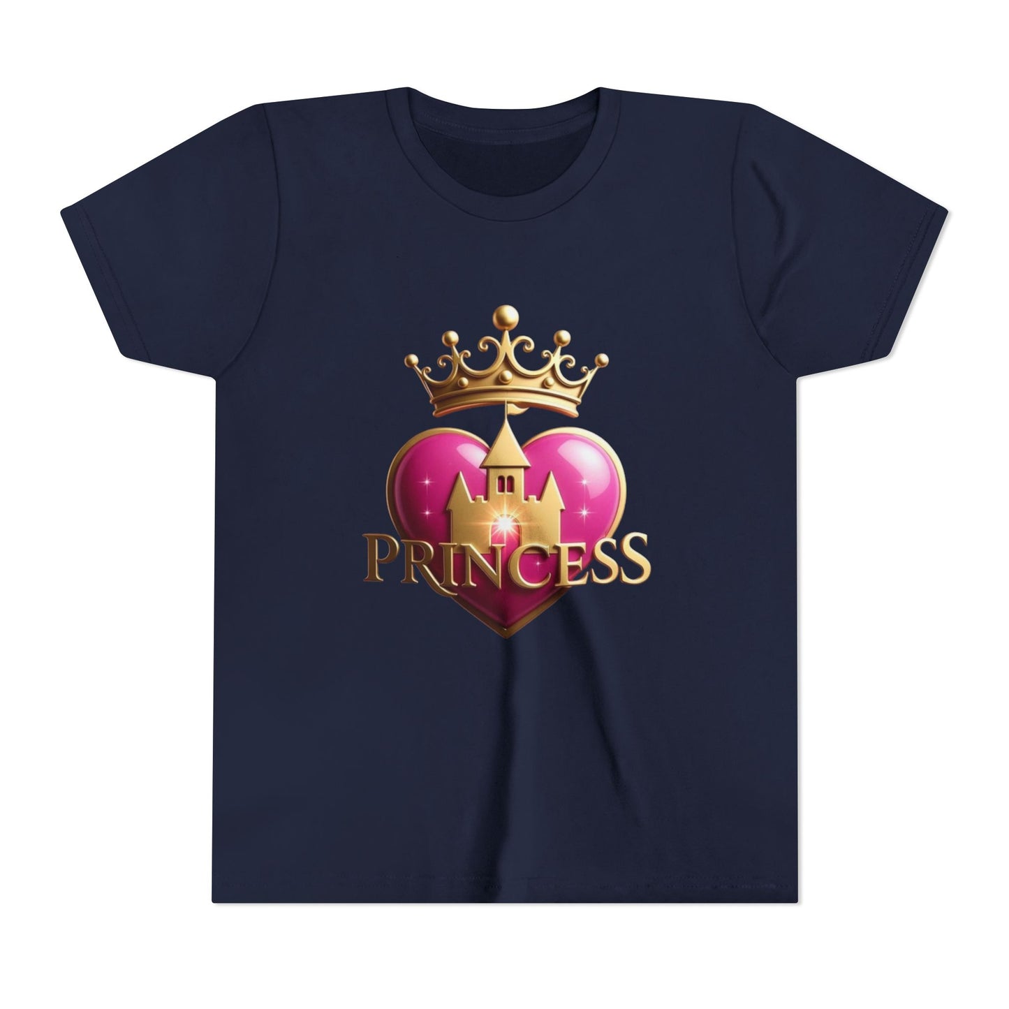 Princess Heart Youth Tee — The Royal Family Graphic Kids T-Shirt