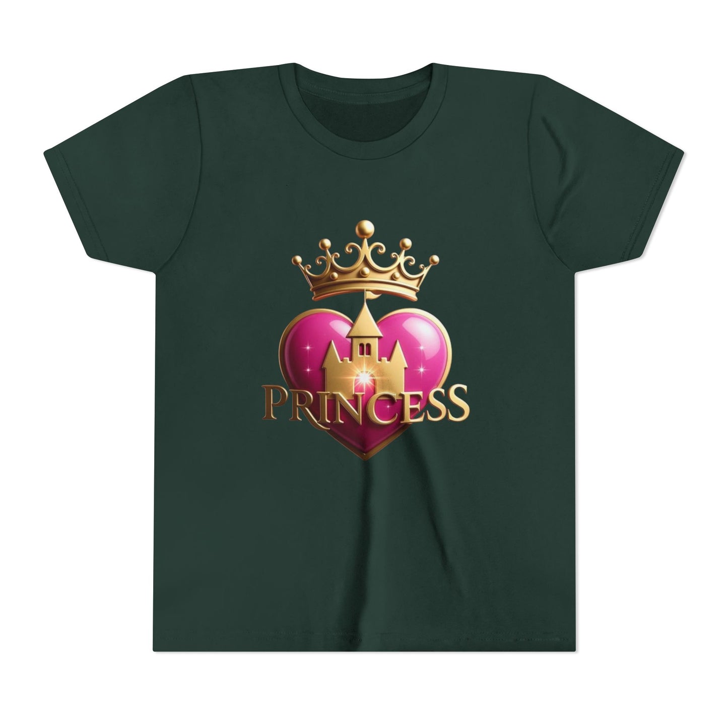 Princess Heart Youth Tee — The Royal Family Graphic Kids T-Shirt