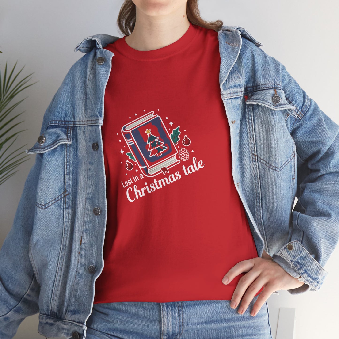 Christmas Snow Globe Tee — 'Let’s a Christmas Tale' Holiday T-Shirt