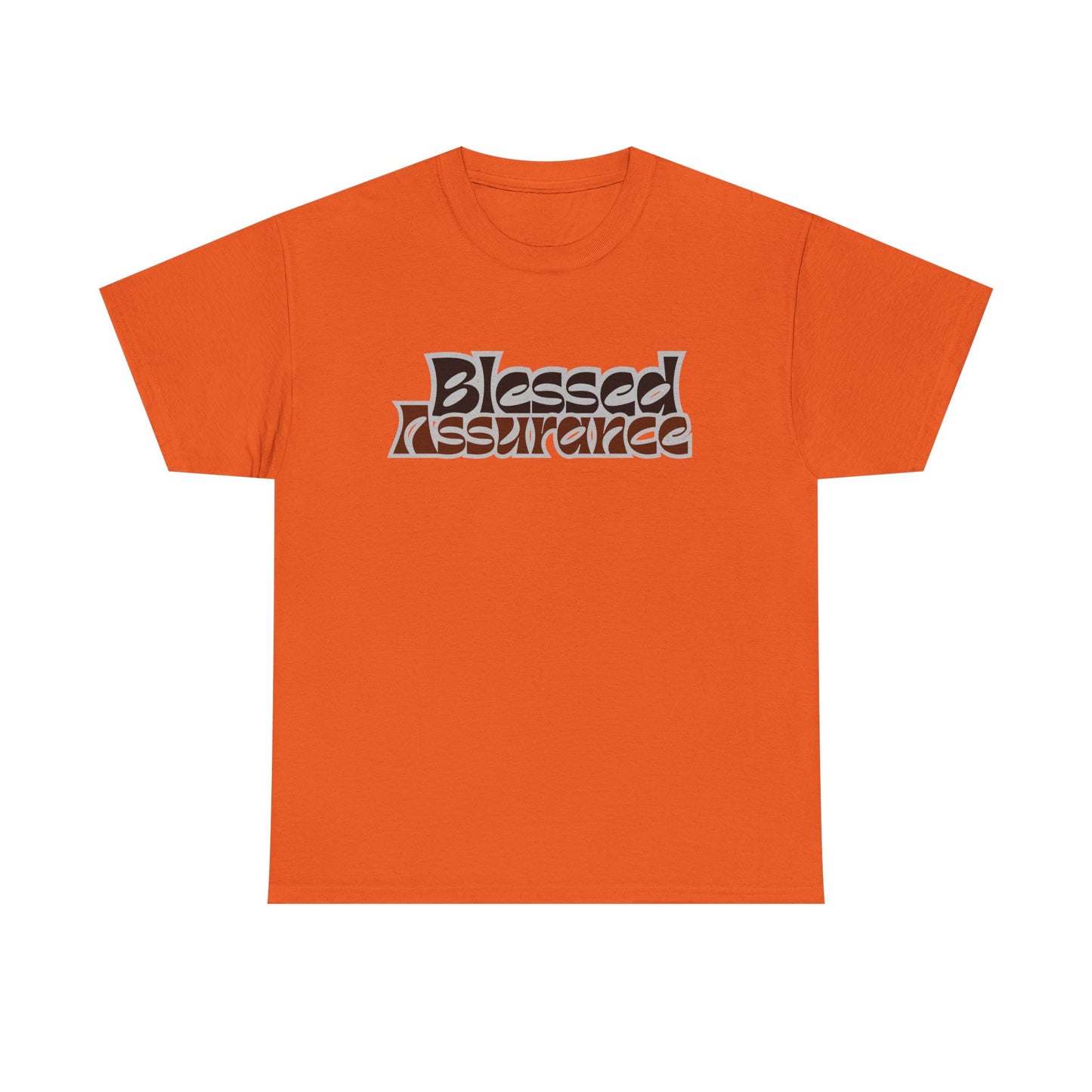 Blessed Assurance Unisex Heavy Cotton Tee | Inspirational Graphic T-Shirt for Everyday Comfort