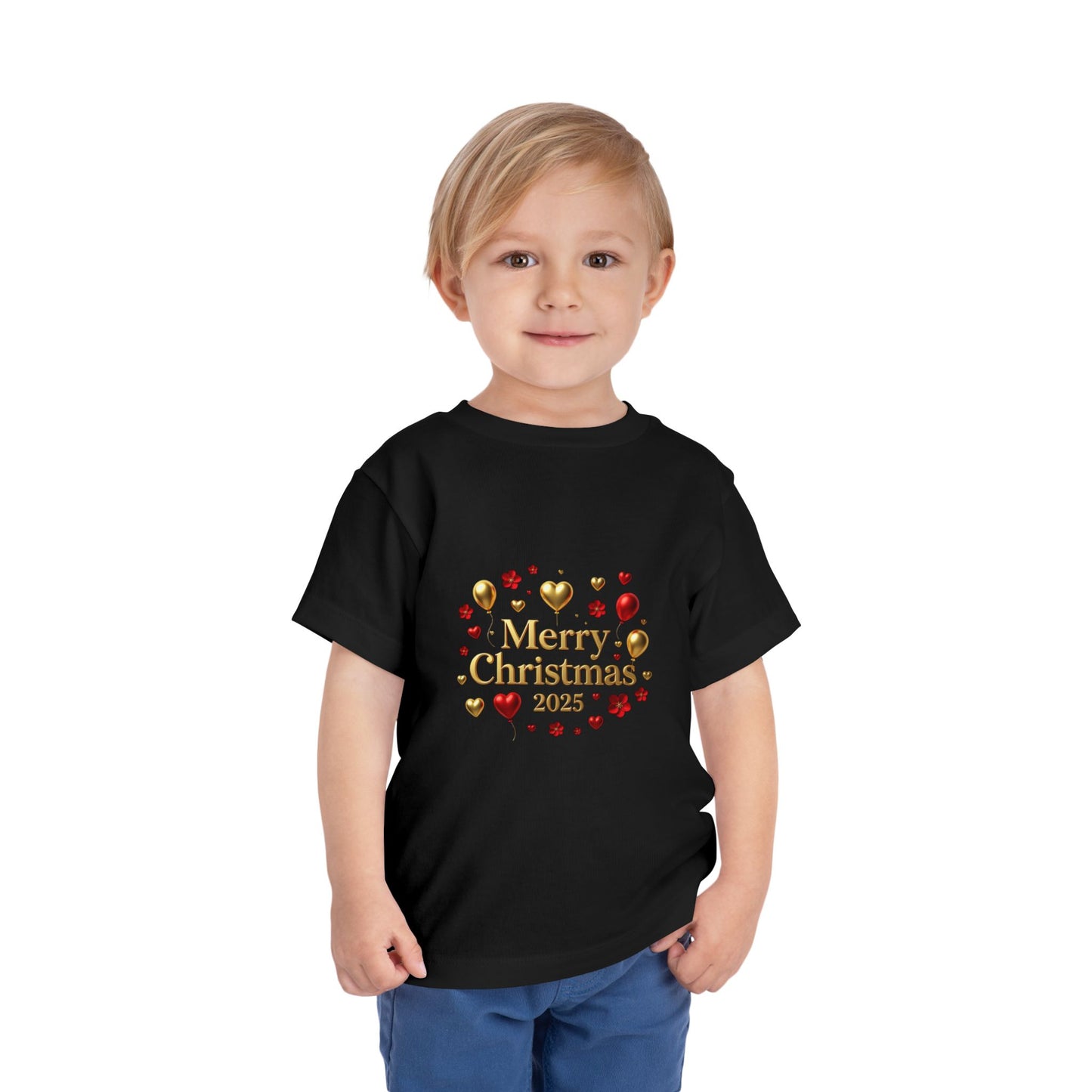 Merry Christmas 2025 Toddler Tee