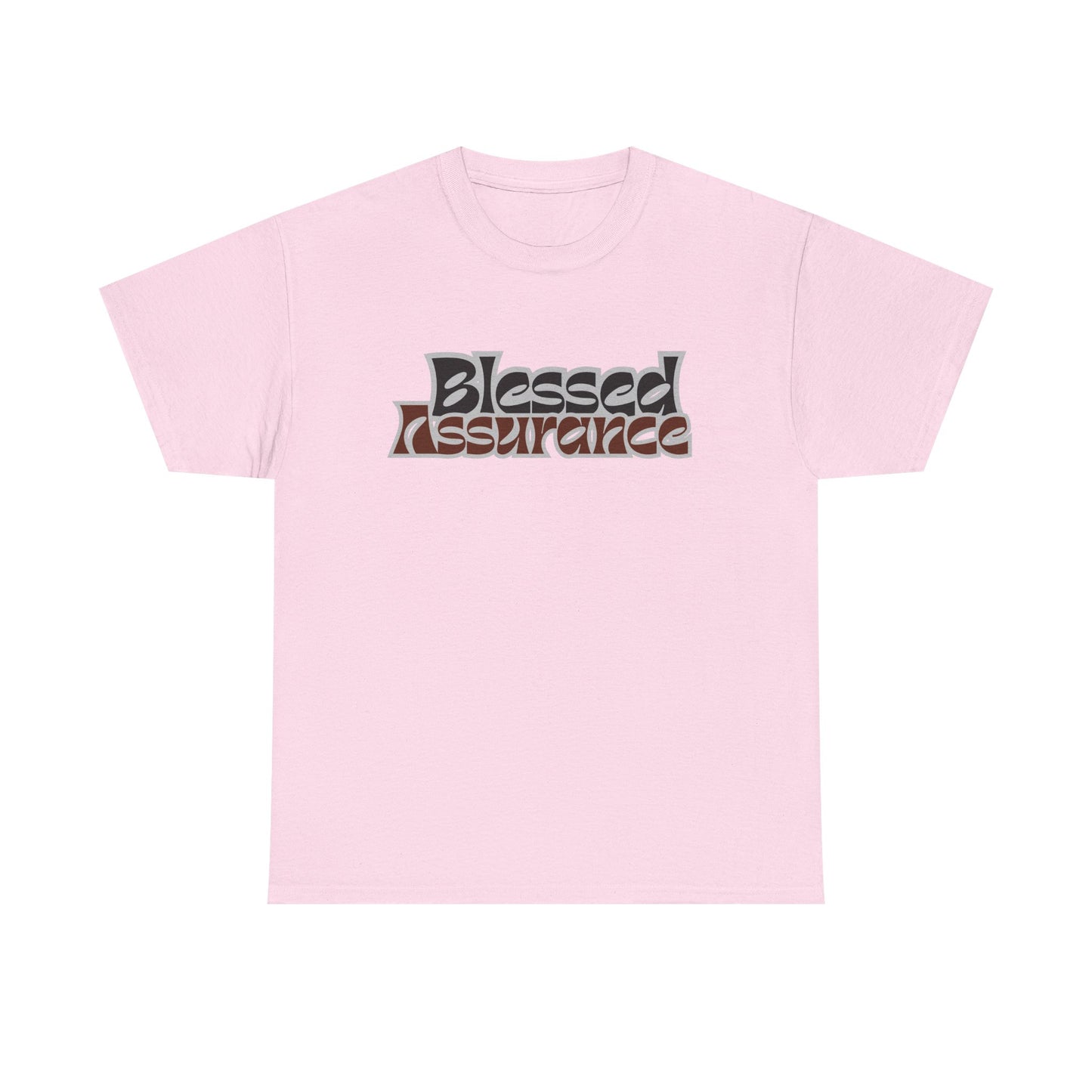 Blessed Assurance Unisex Heavy Cotton Tee | Inspirational Graphic T-Shirt for Everyday Comfort