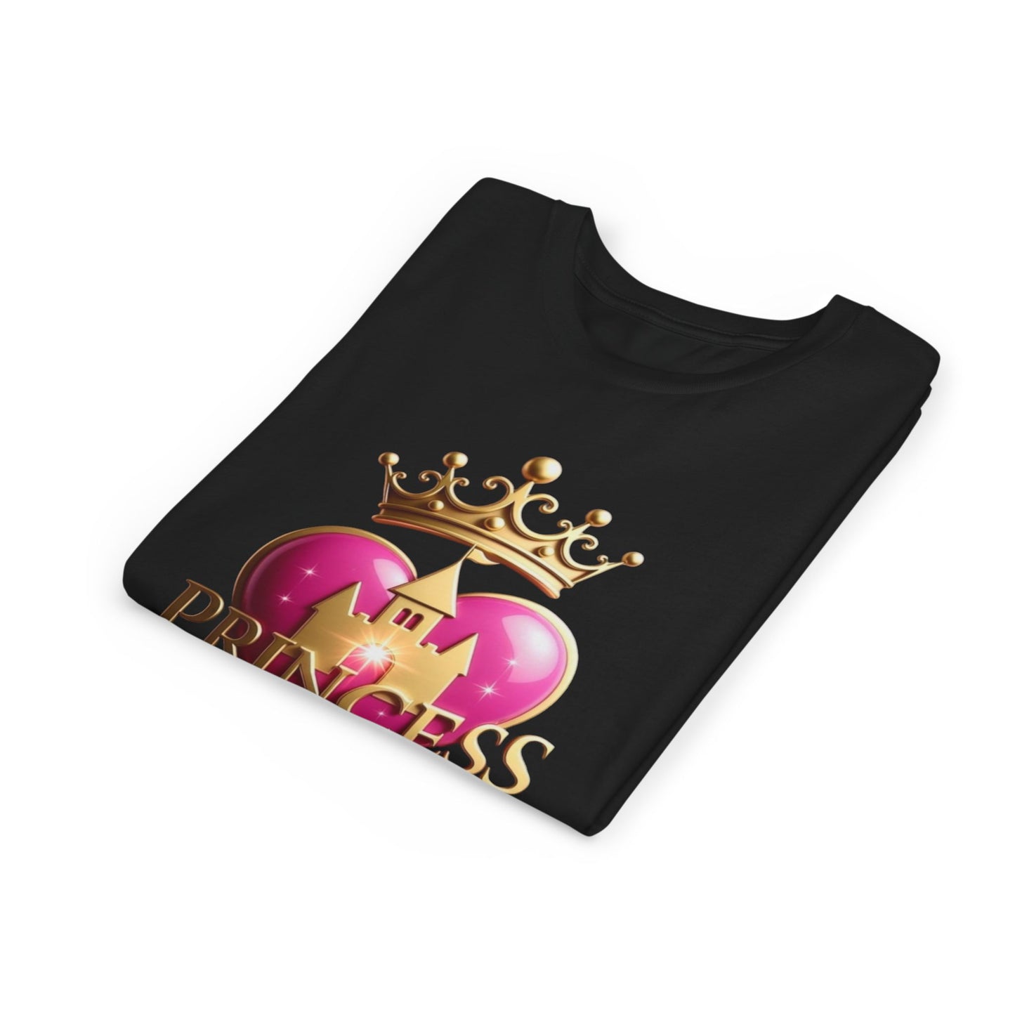 Princess Heart Youth Tee — The Royal Family Graphic Kids T-Shirt