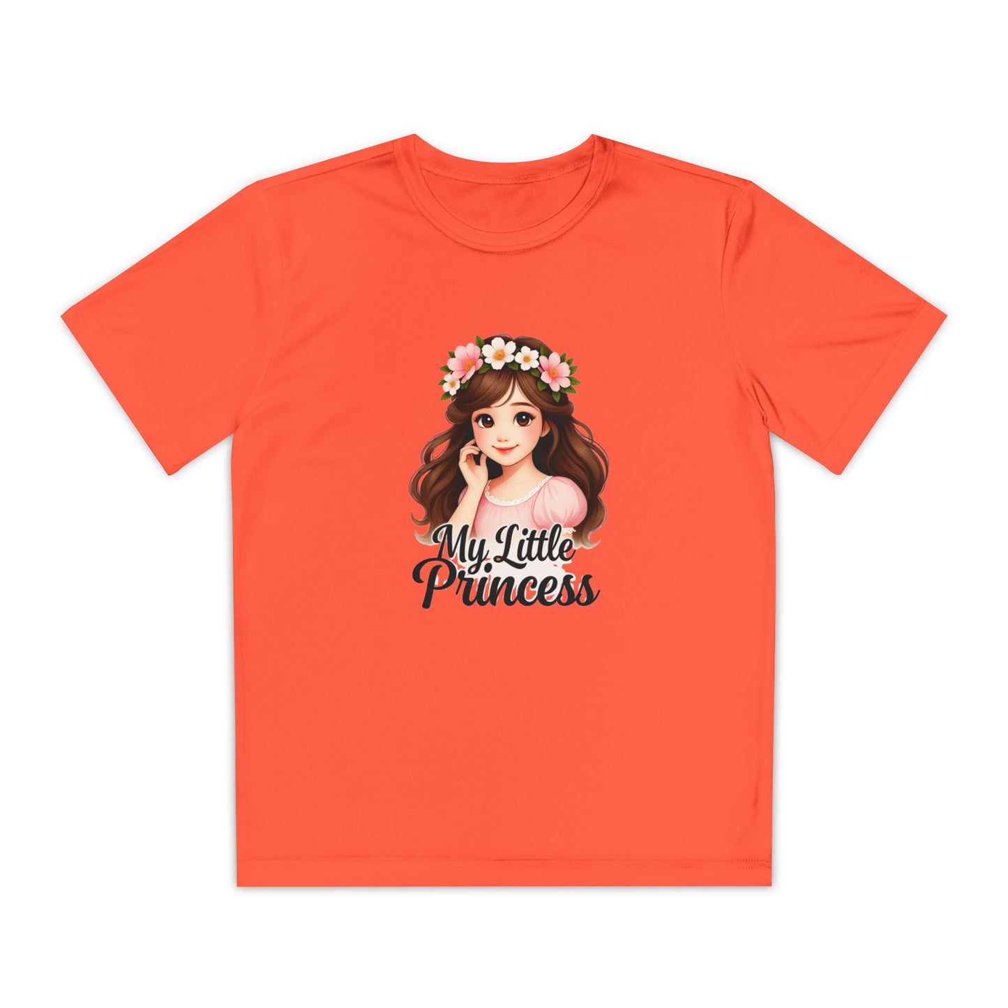 My Little Princess Youth Tee - Cute Floral Design for Girls