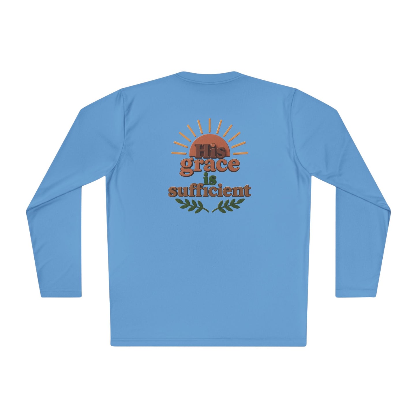Grace Sufficient Long Sleeve Tee - Unisex Inspirational Shirt