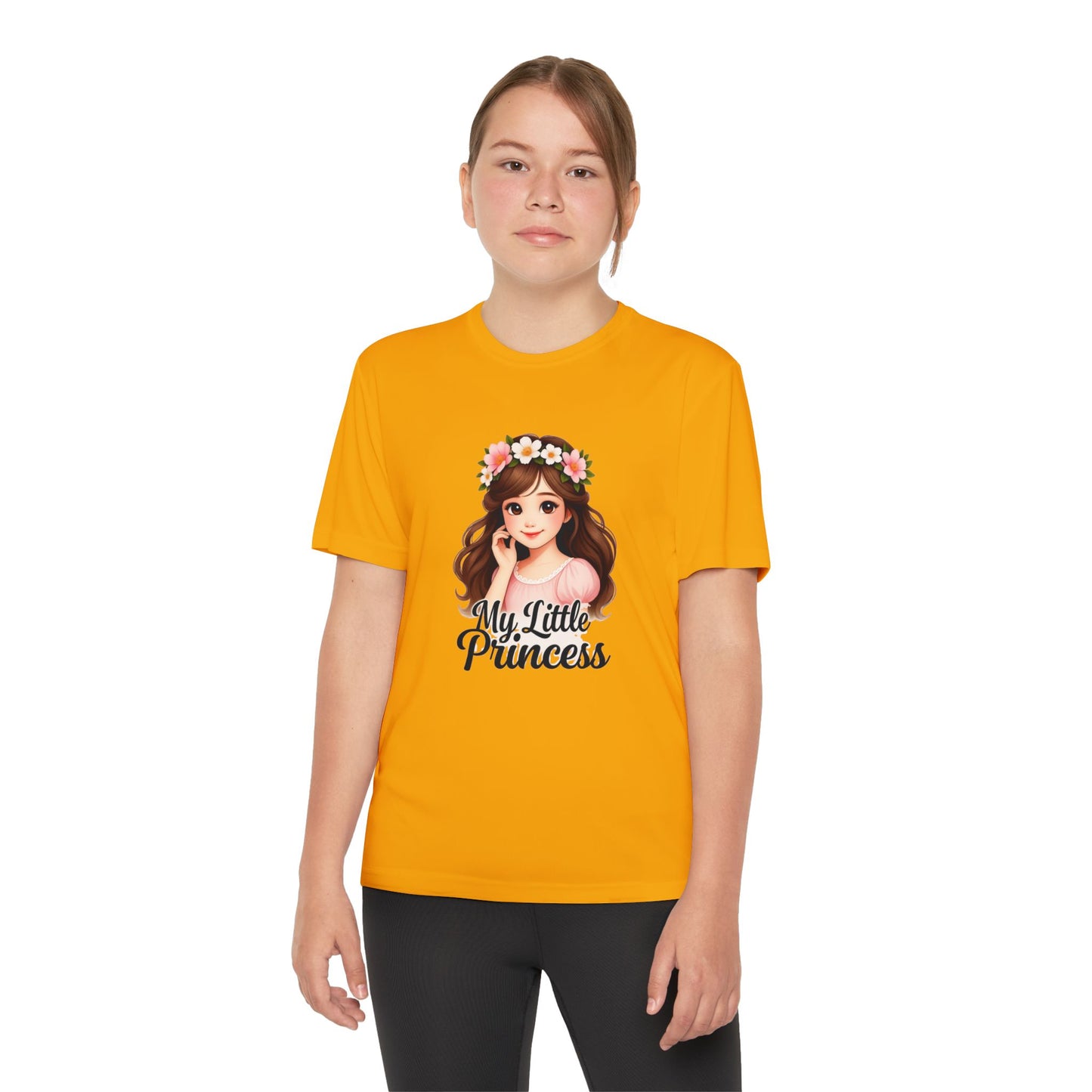 My Little Princess Youth Tee - Cute Floral Design for Girls