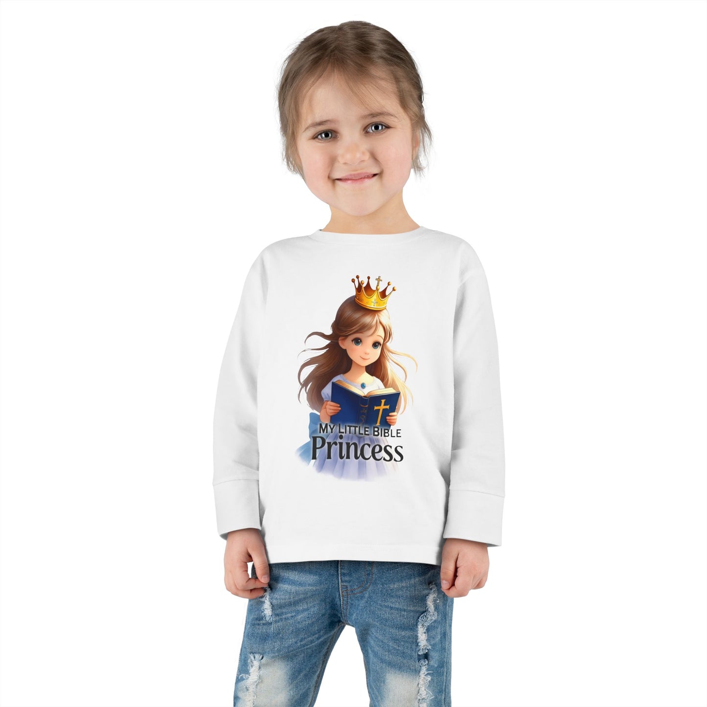 Toddler Princess Long Sleeve Tee - Perfect Gift for Little Royalty