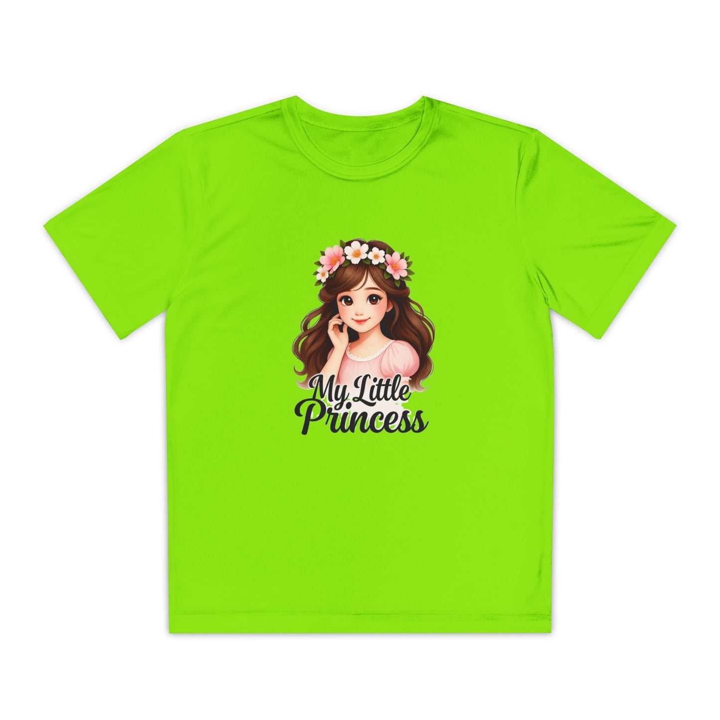 My Little Princess Youth Tee - Cute Floral Design for Girls