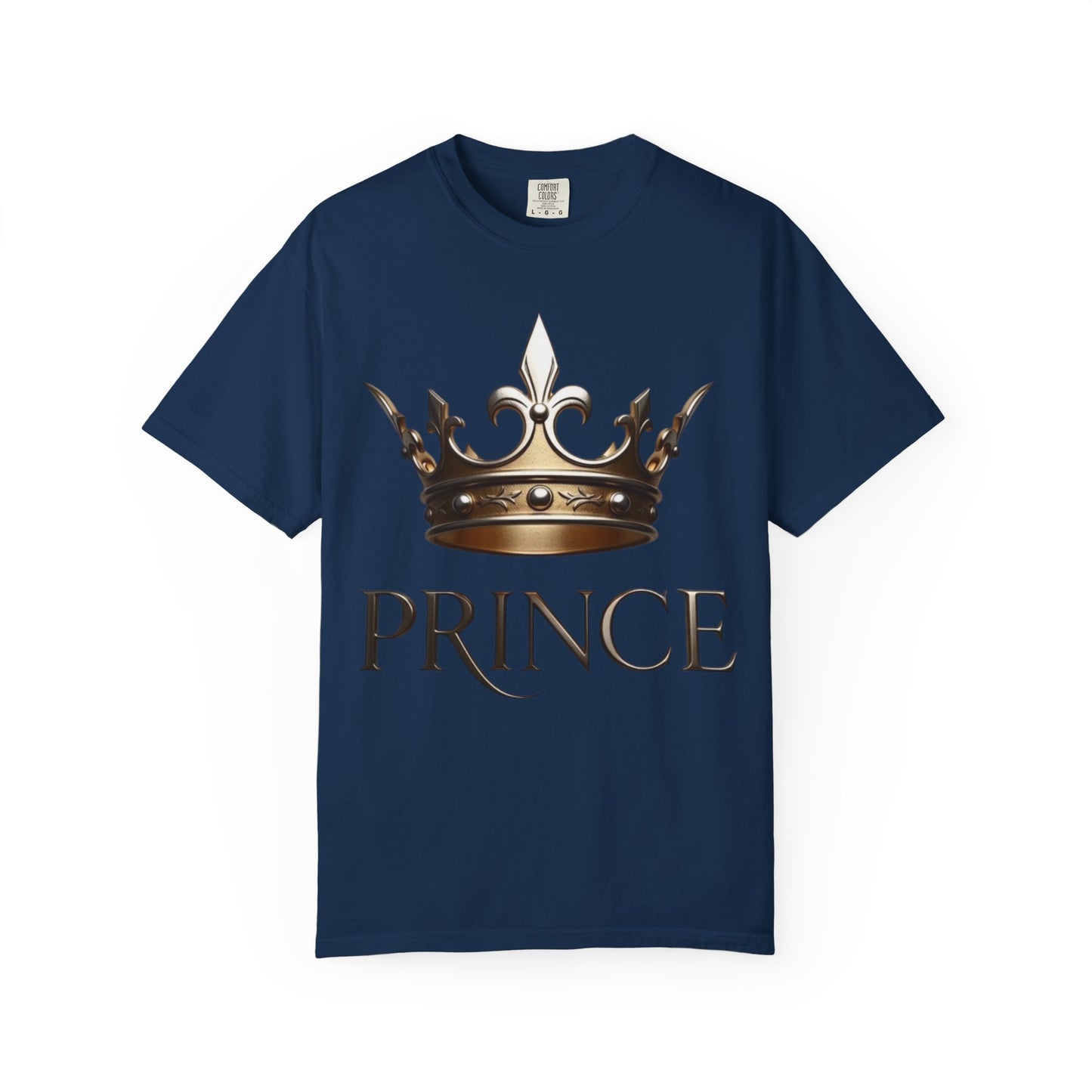 Prince Crown T‑Shirt — Regal Gold Crown Graphic Tee