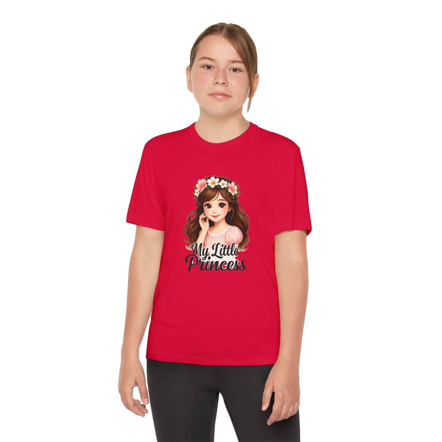 My Little Princess Youth Tee - Cute Floral Design for Girls