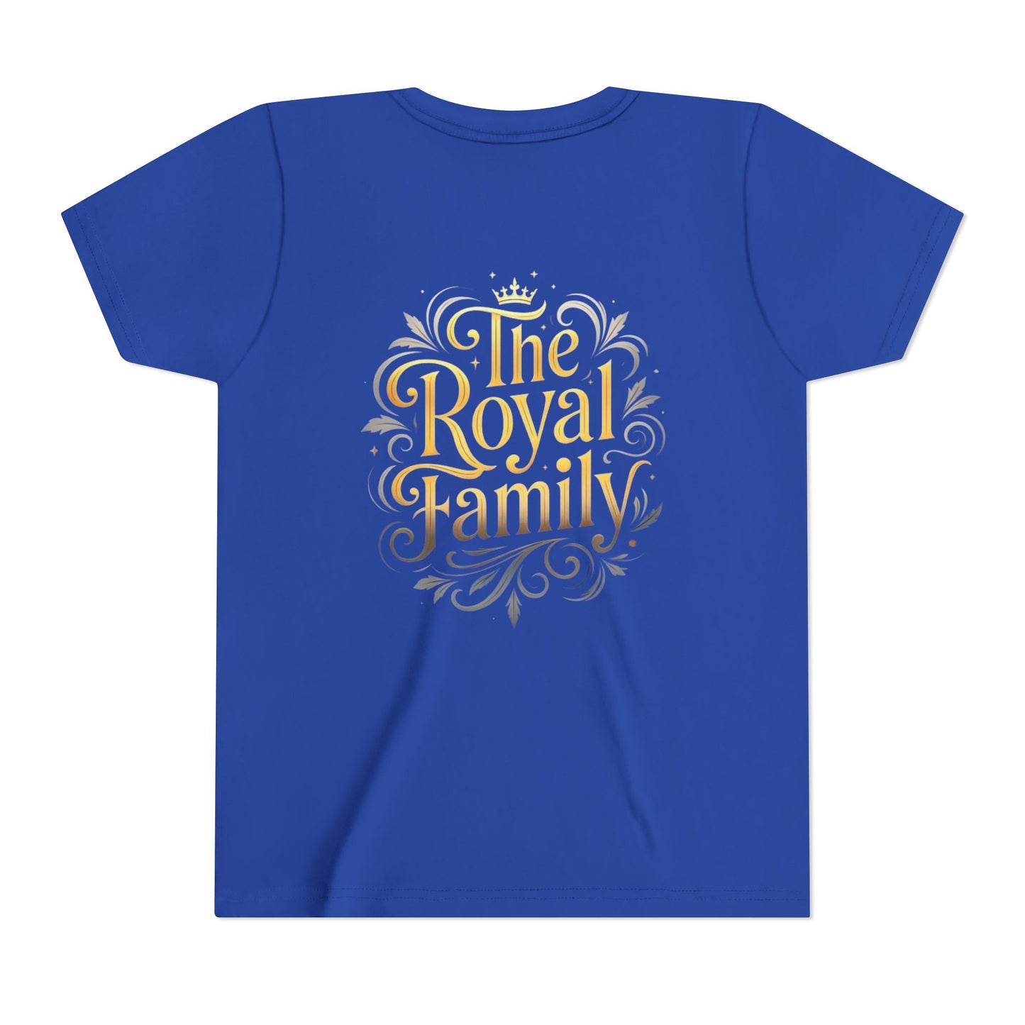 Youth Prince T‑Shirt – Gold Crown "Prince" Front & "The Royal Family" Back