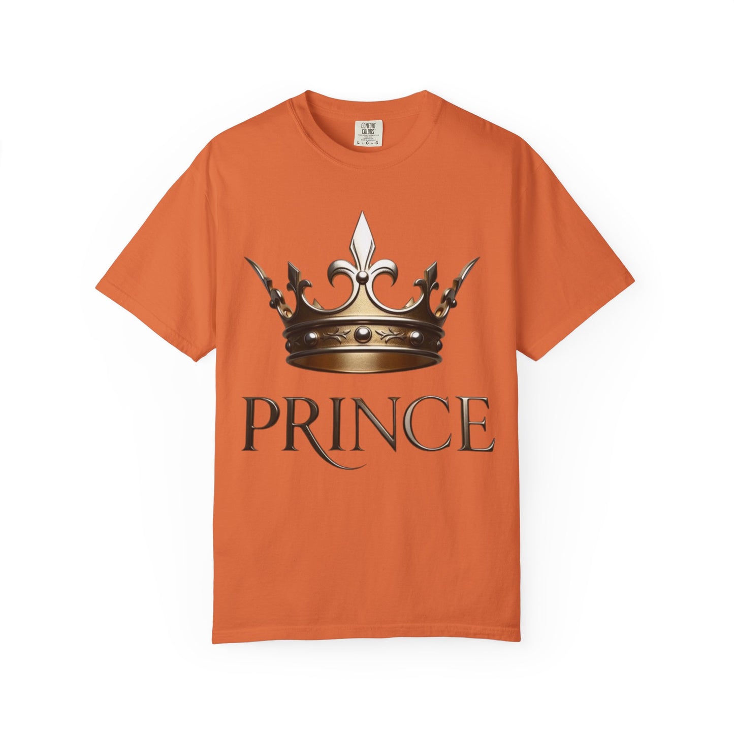 Prince Crown T‑Shirt — Regal Gold Crown Graphic Tee
