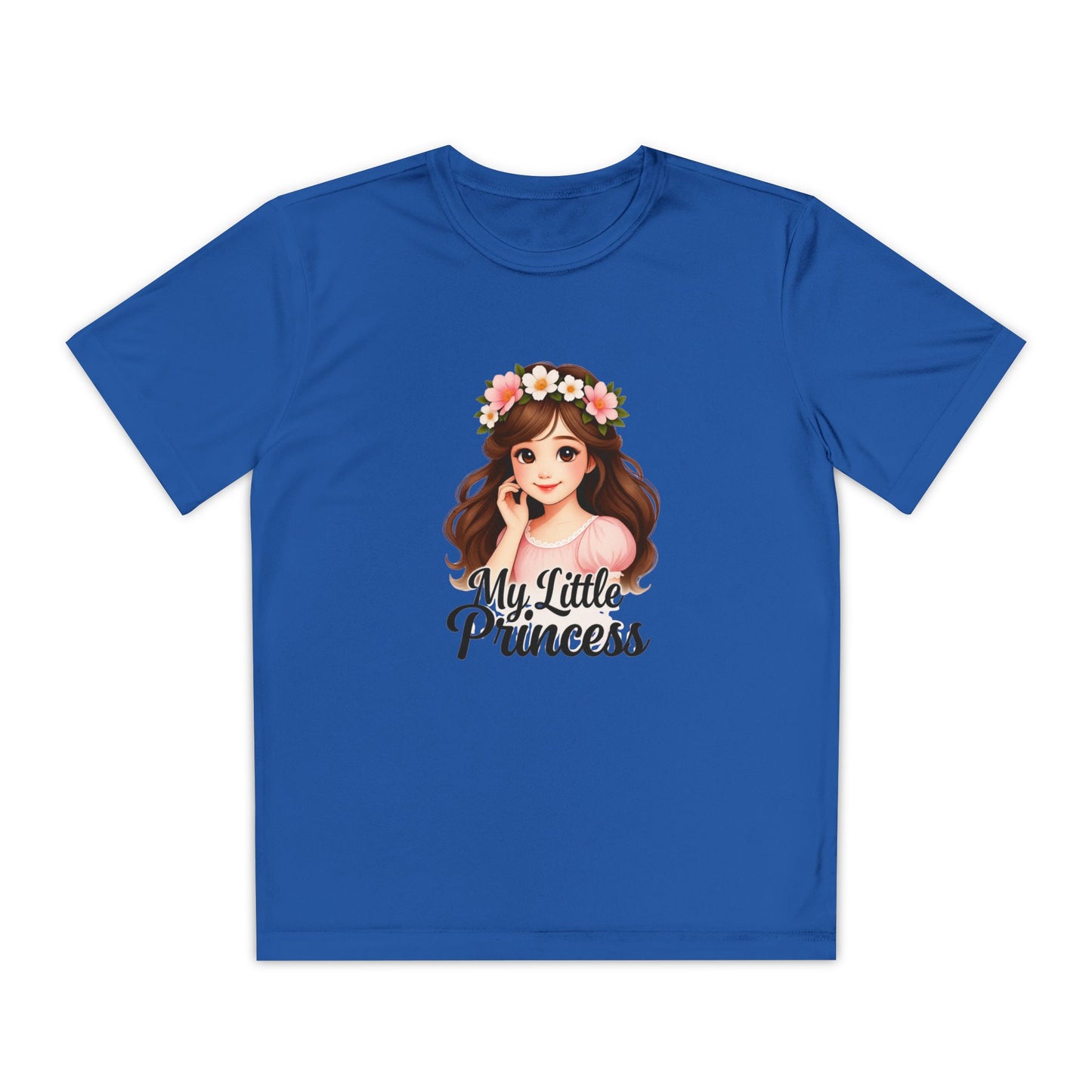 My Little Princess Youth Tee - Cute Floral Design for Girls