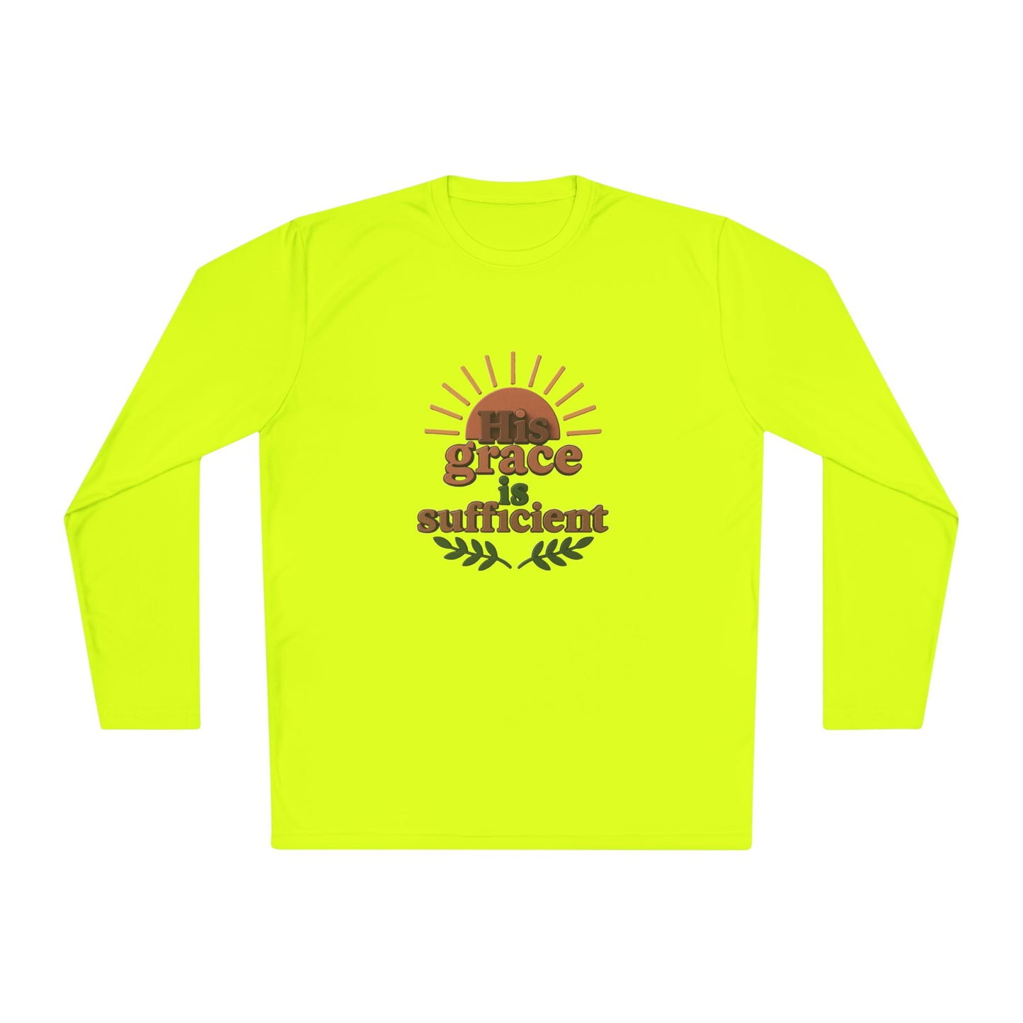 Grace Sufficient Long Sleeve Tee - Unisex Inspirational Shirt