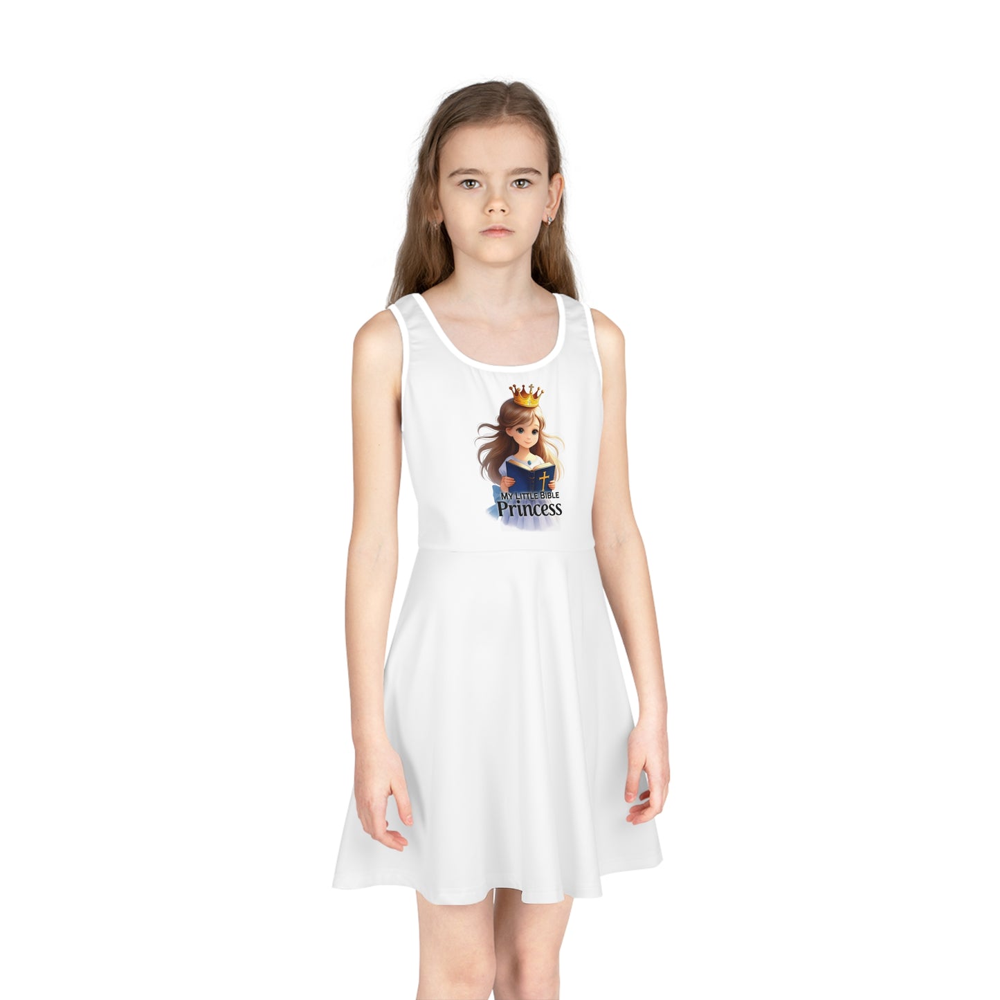 Princess-Themed Girls' Sleeveless Sundress