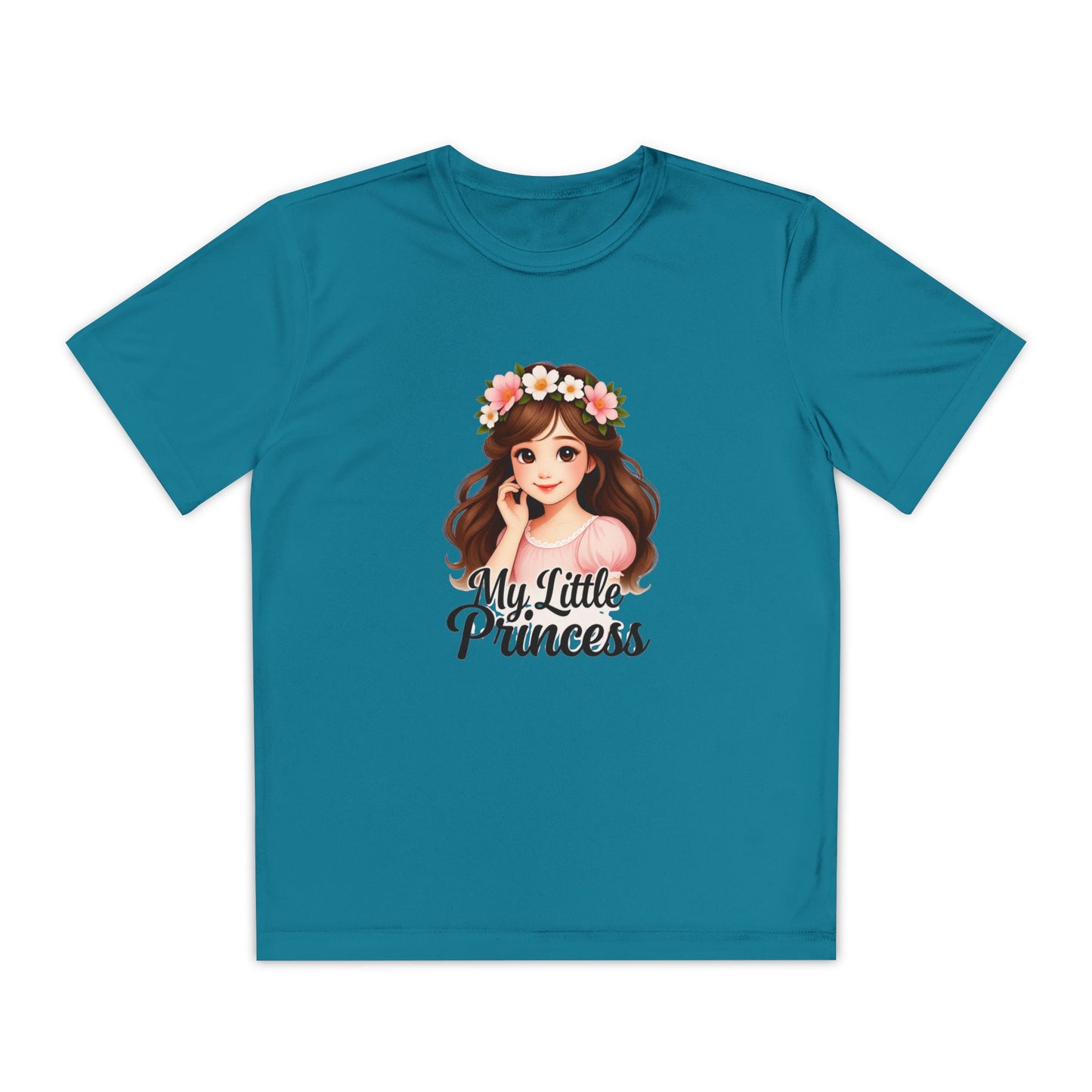 My Little Princess Youth Tee - Cute Floral Design for Girls
