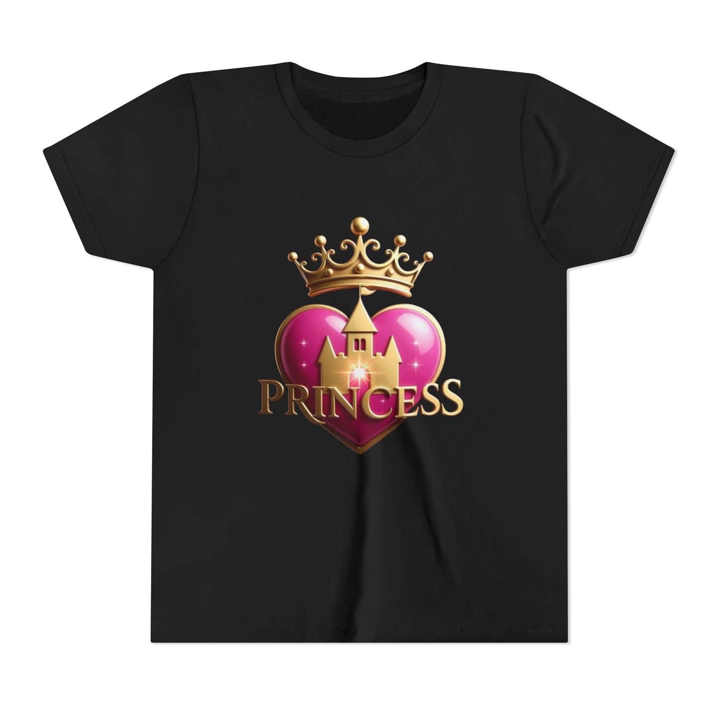 Princess Heart Youth Tee — The Royal Family Graphic Kids T-Shirt