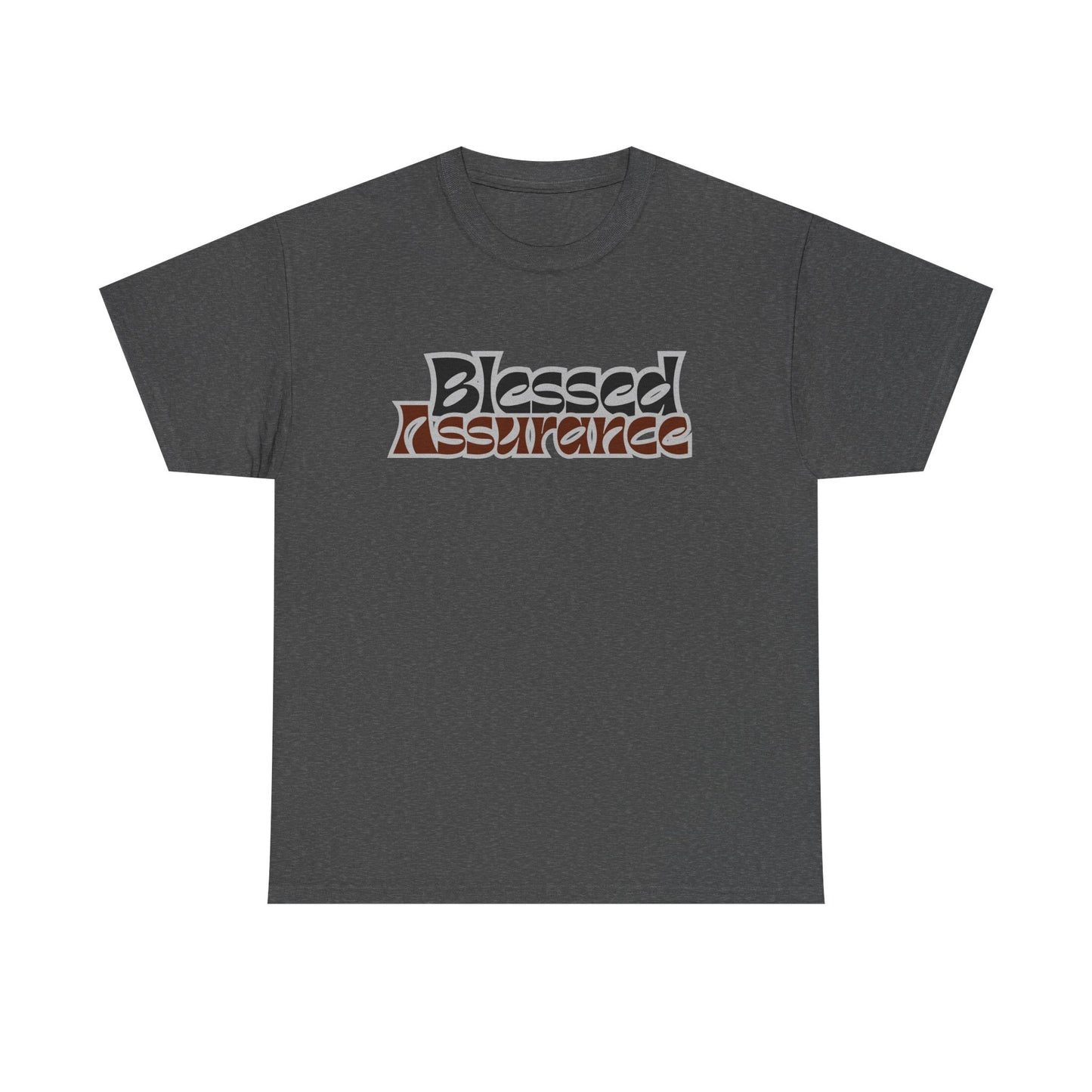 Blessed Assurance Unisex Heavy Cotton Tee | Inspirational Graphic T-Shirt for Everyday Comfort