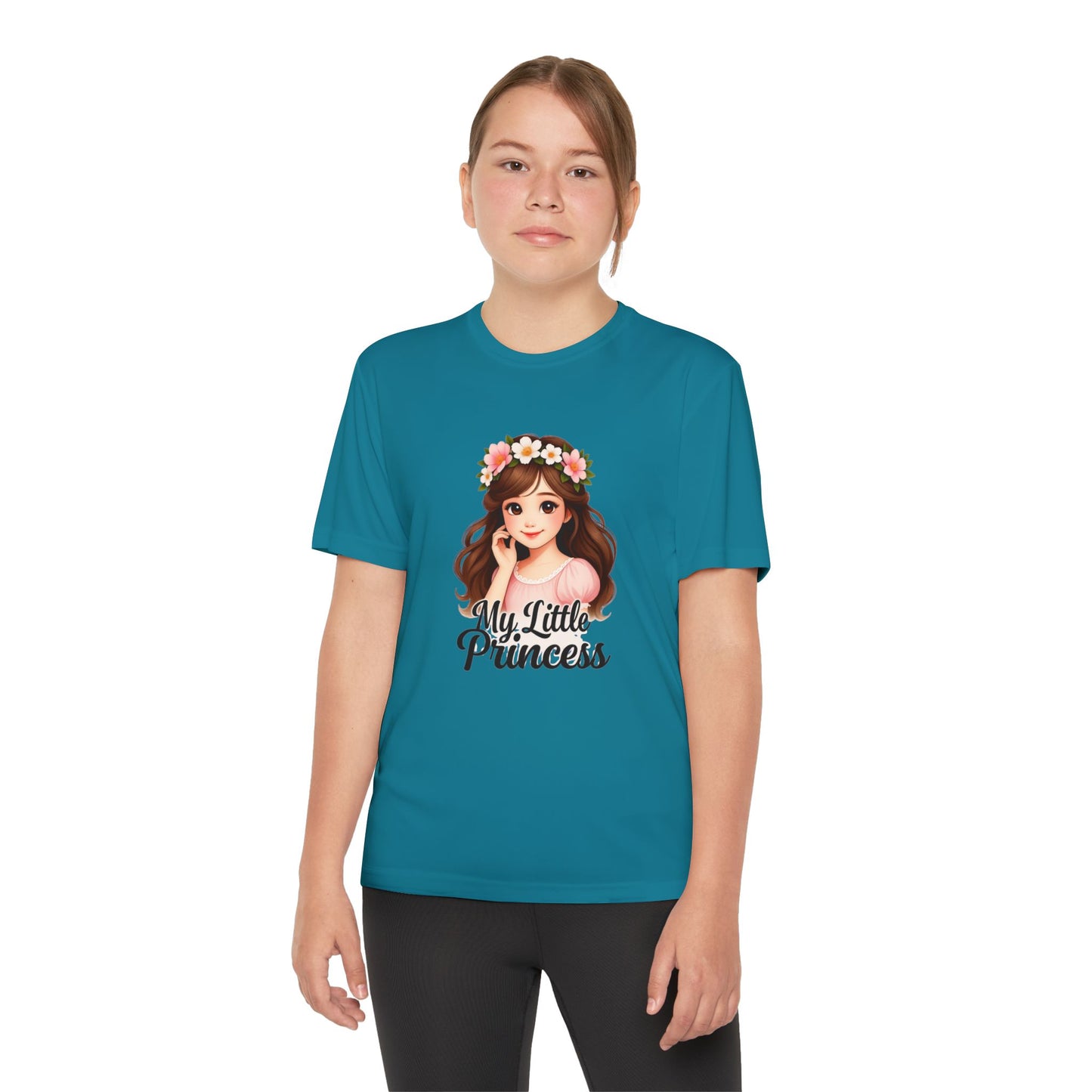 My Little Princess Youth Tee - Cute Floral Design for Girls