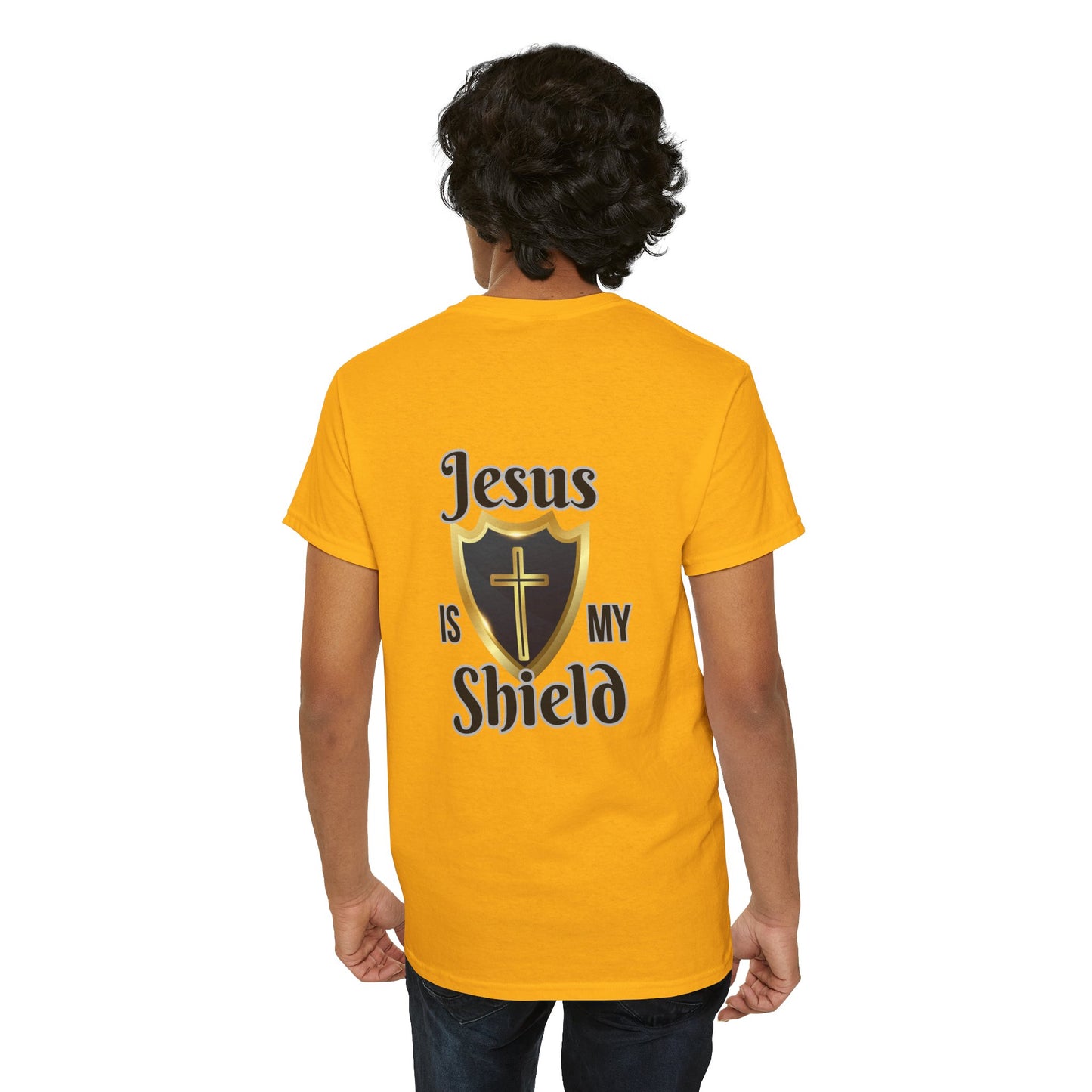 Jesus Is My Shield Unisex Heavy Cotton Tee