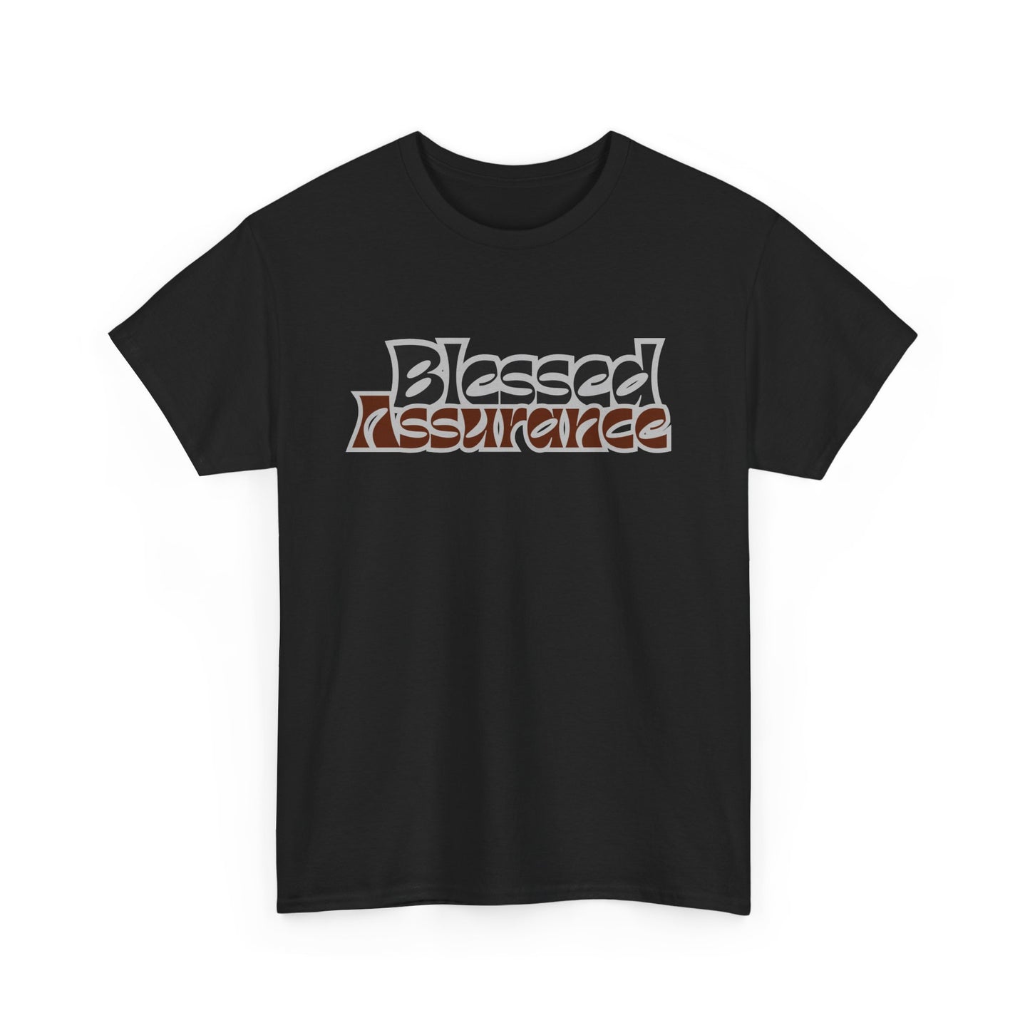 Blessed Assurance Unisex Heavy Cotton Tee | Inspirational Graphic T-Shirt for Everyday Comfort