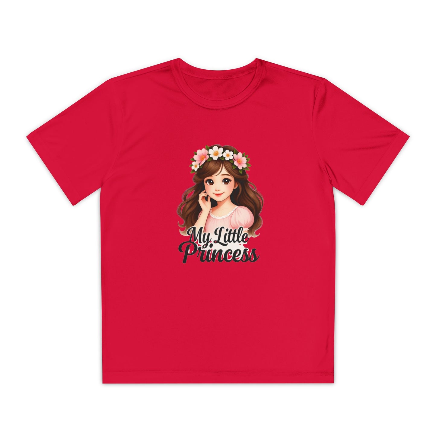 My Little Princess Youth Tee - Cute Floral Design for Girls