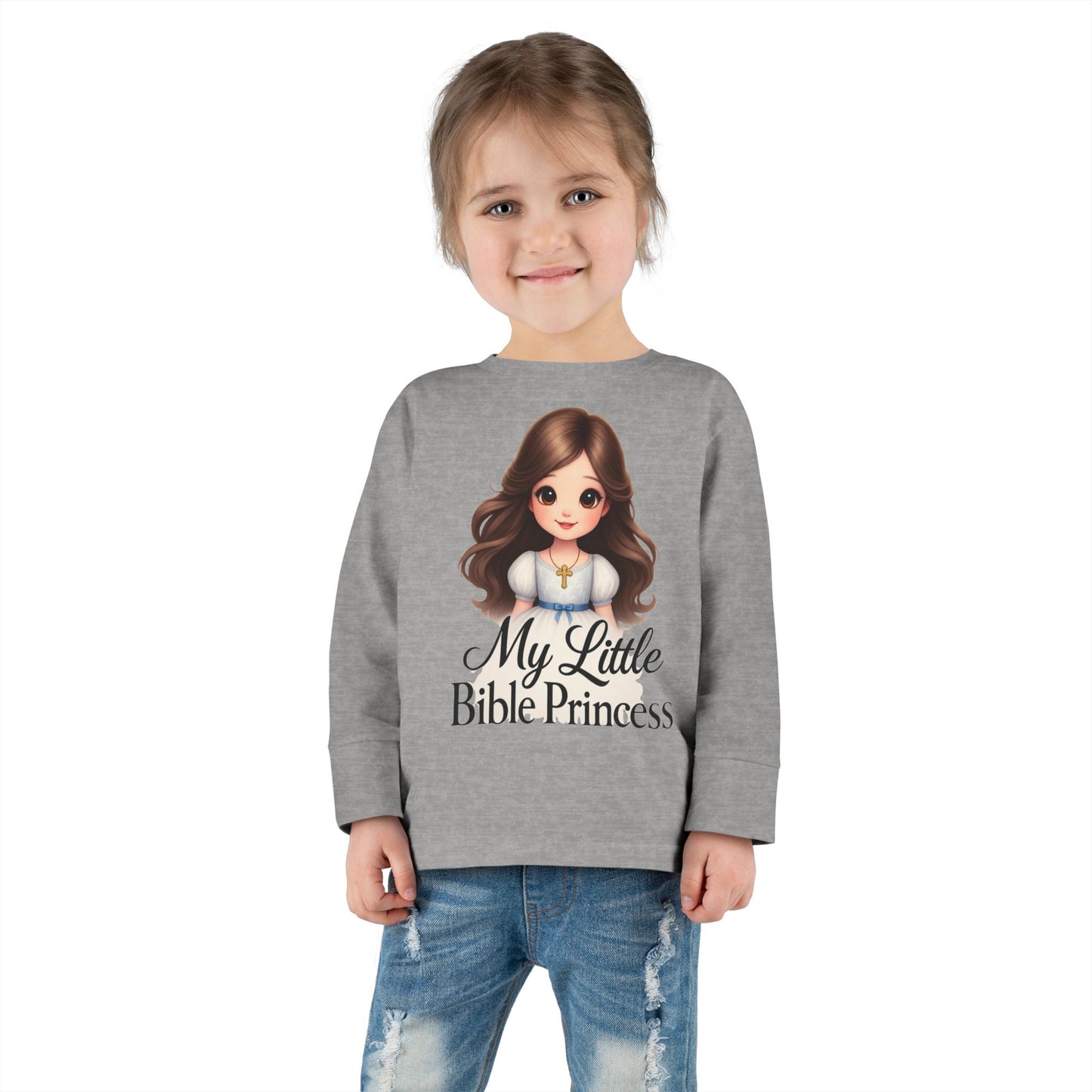 Bible Princess Toddler Long Sleeve Tee