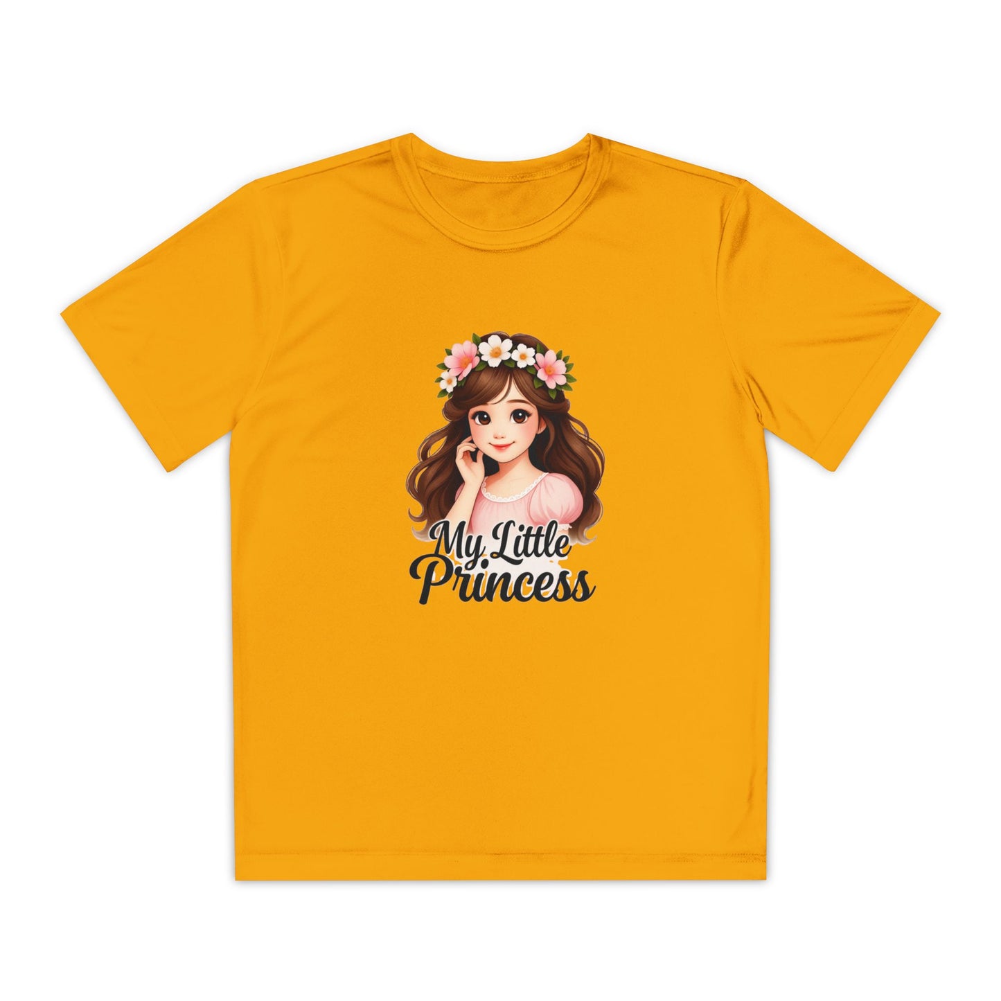 My Little Princess Youth Tee - Cute Floral Design for Girls
