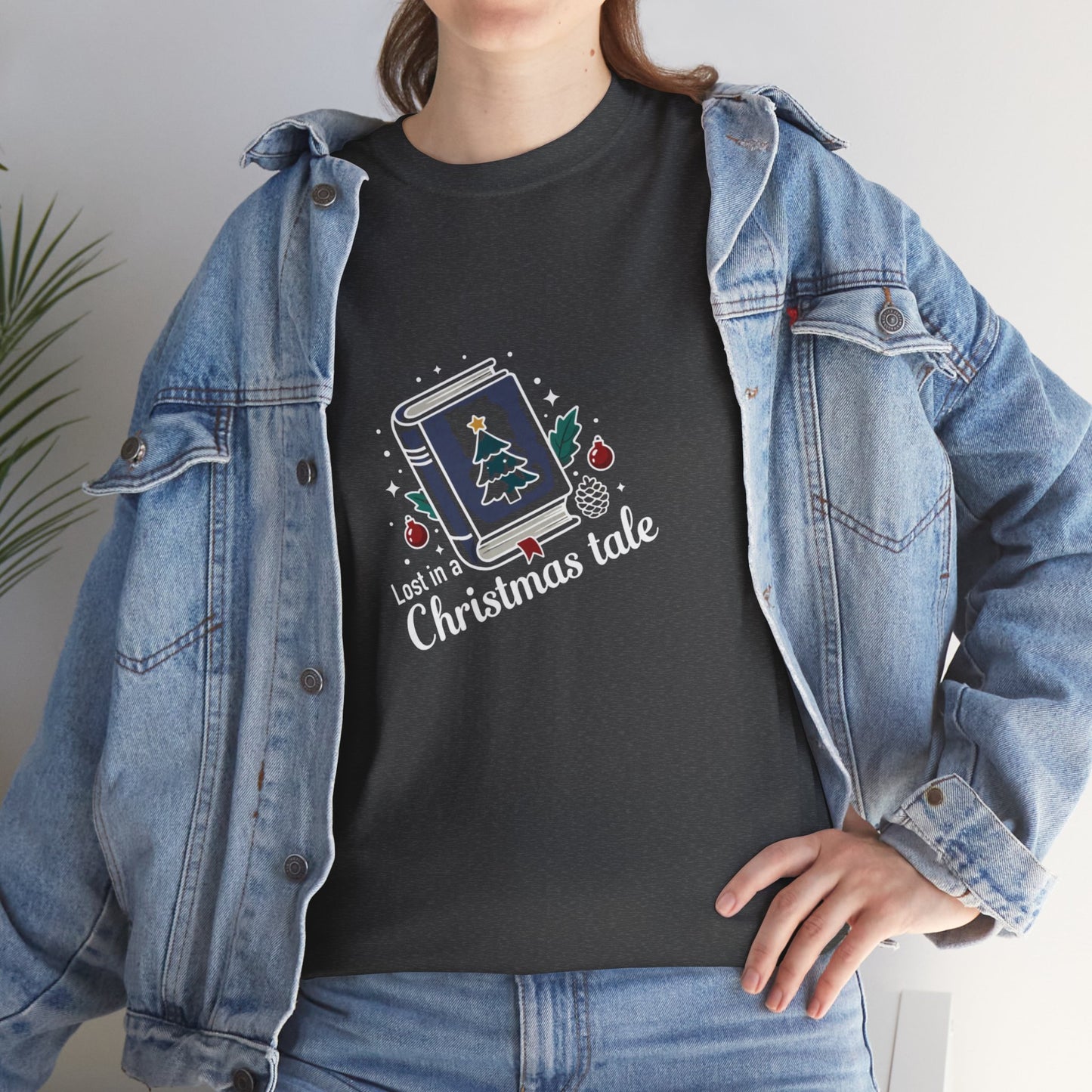 Christmas Snow Globe Tee — 'Let’s a Christmas Tale' Holiday T-Shirt