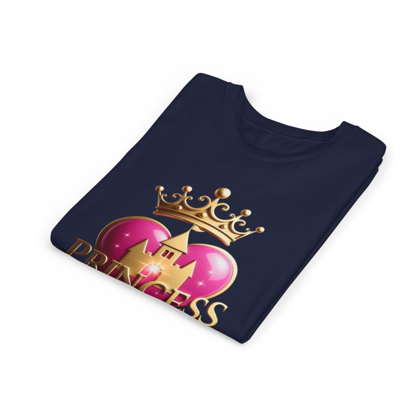 Princess Heart Youth Tee — The Royal Family Graphic Kids T-Shirt