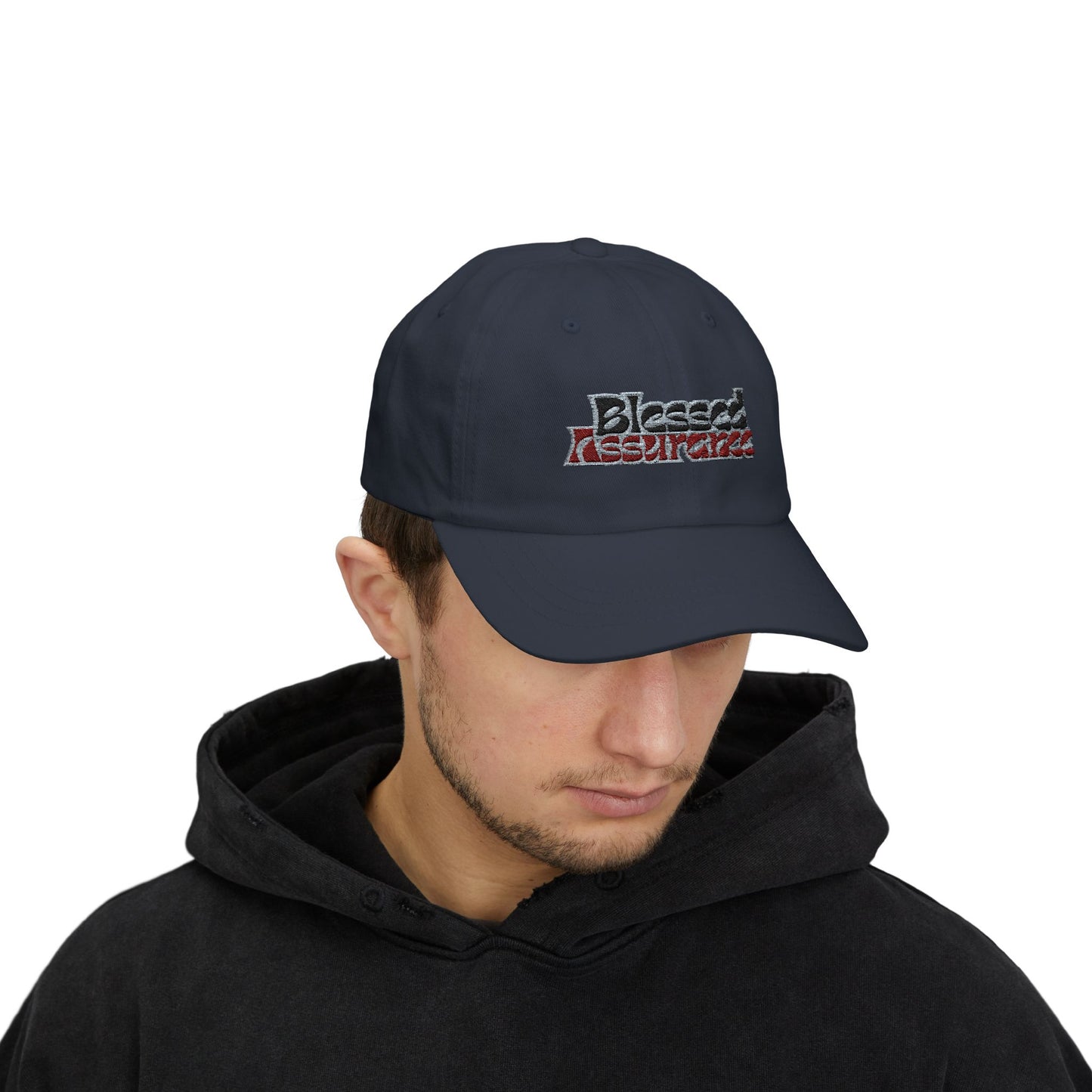 Blessed Assurance Dad Cap - Classic White Baseball Hat for Everyday Style