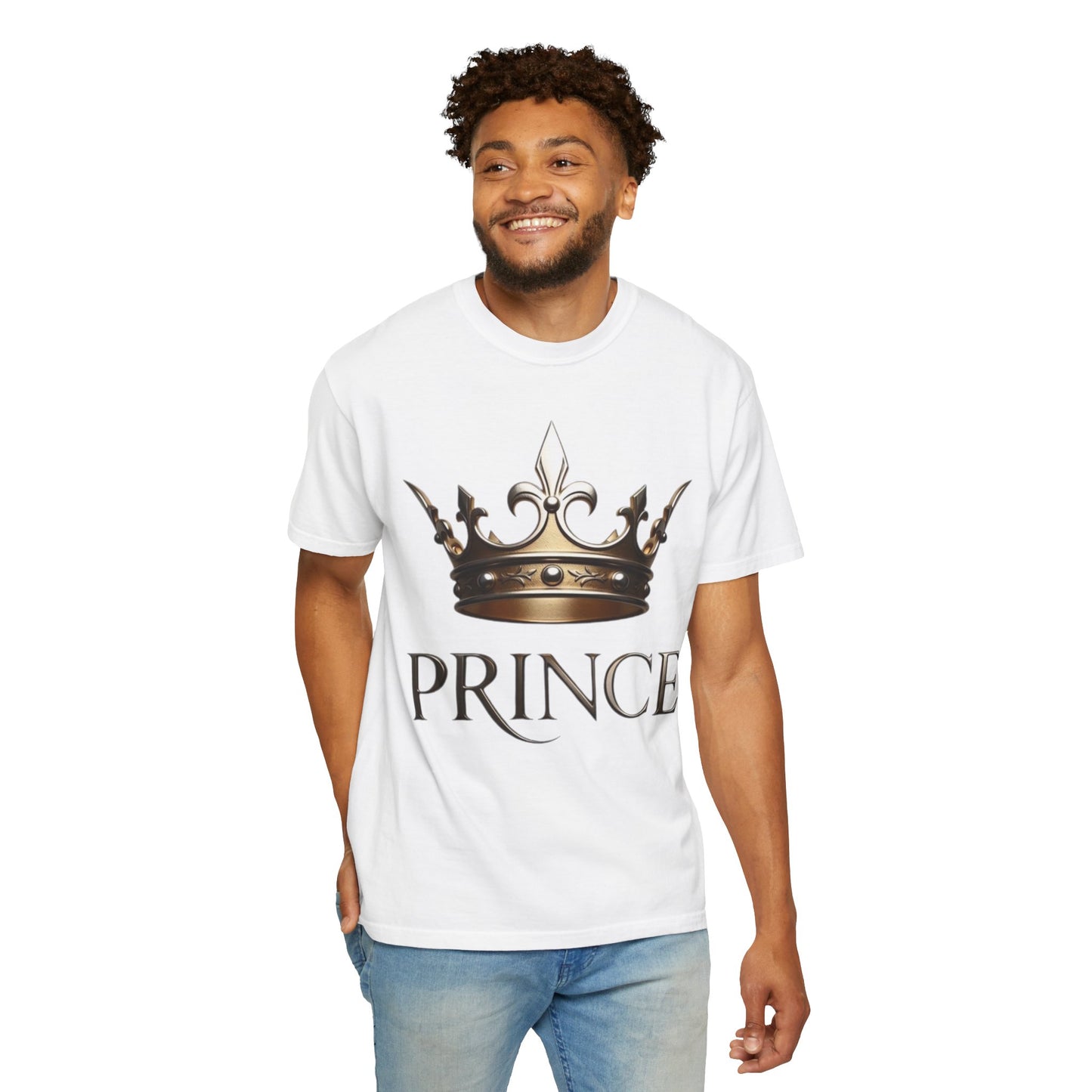 Prince Crown T‑Shirt — Regal Gold Crown Graphic Tee