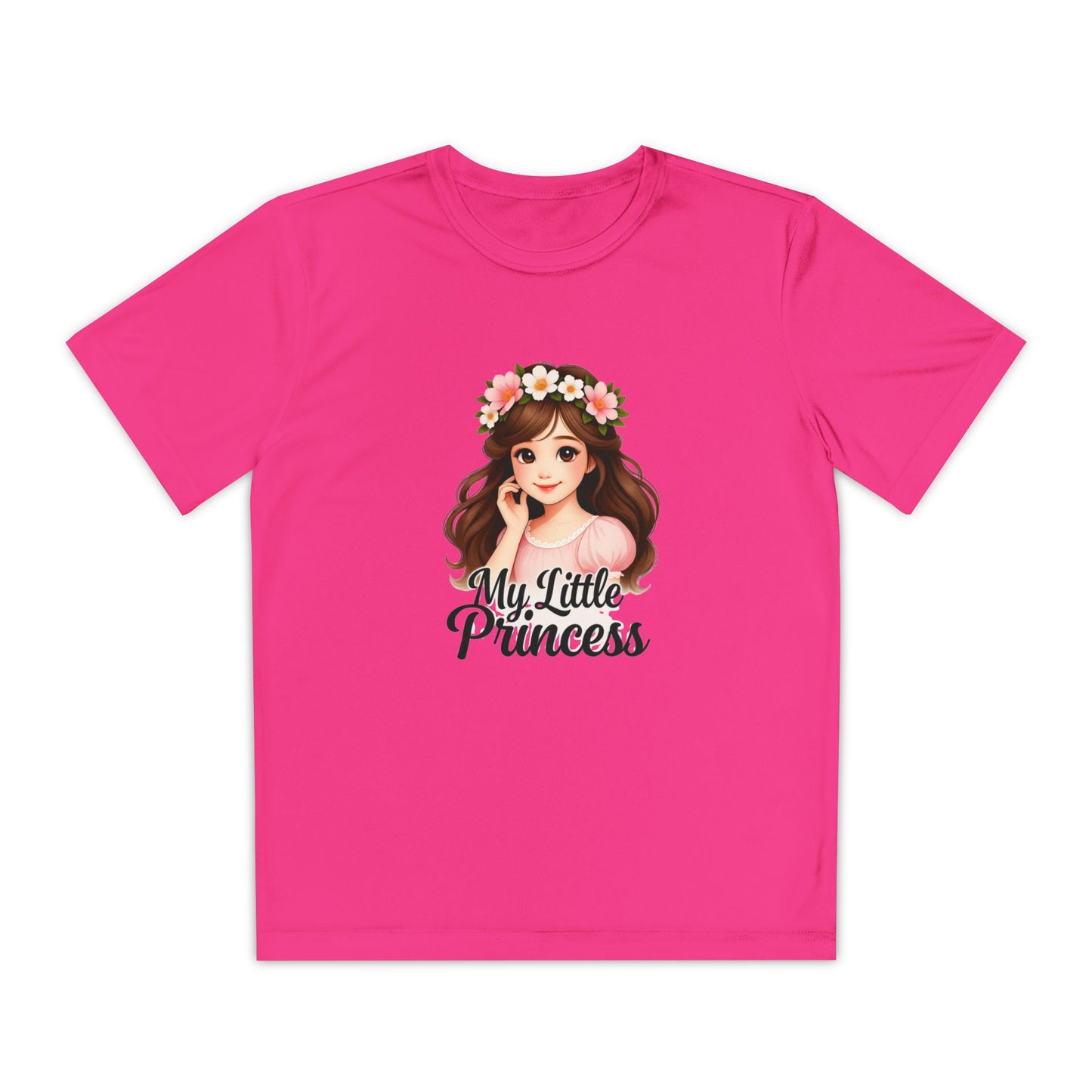 My Little Princess Youth Tee - Cute Floral Design for Girls