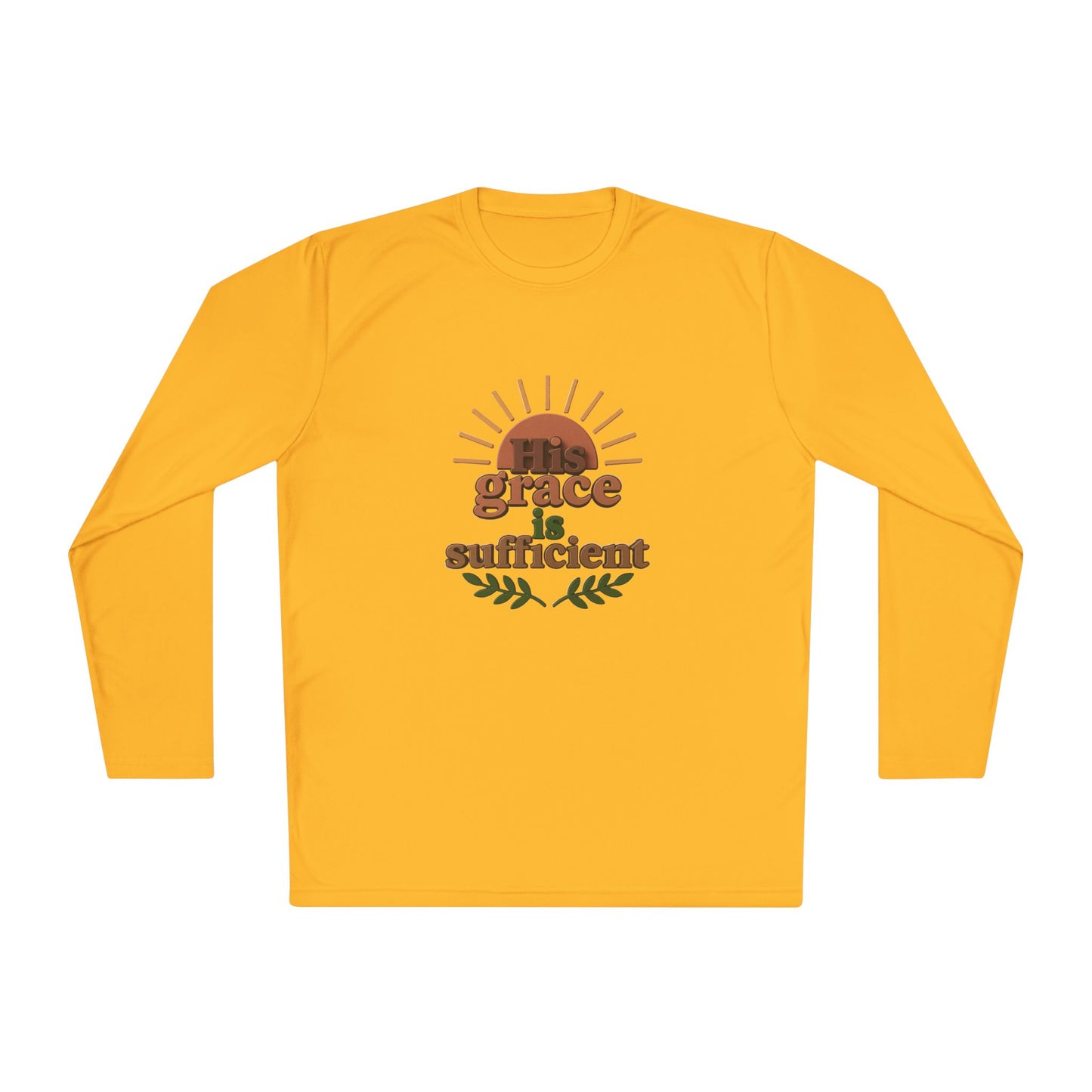 Grace Sufficient Long Sleeve Tee - Unisex Inspirational Shirt