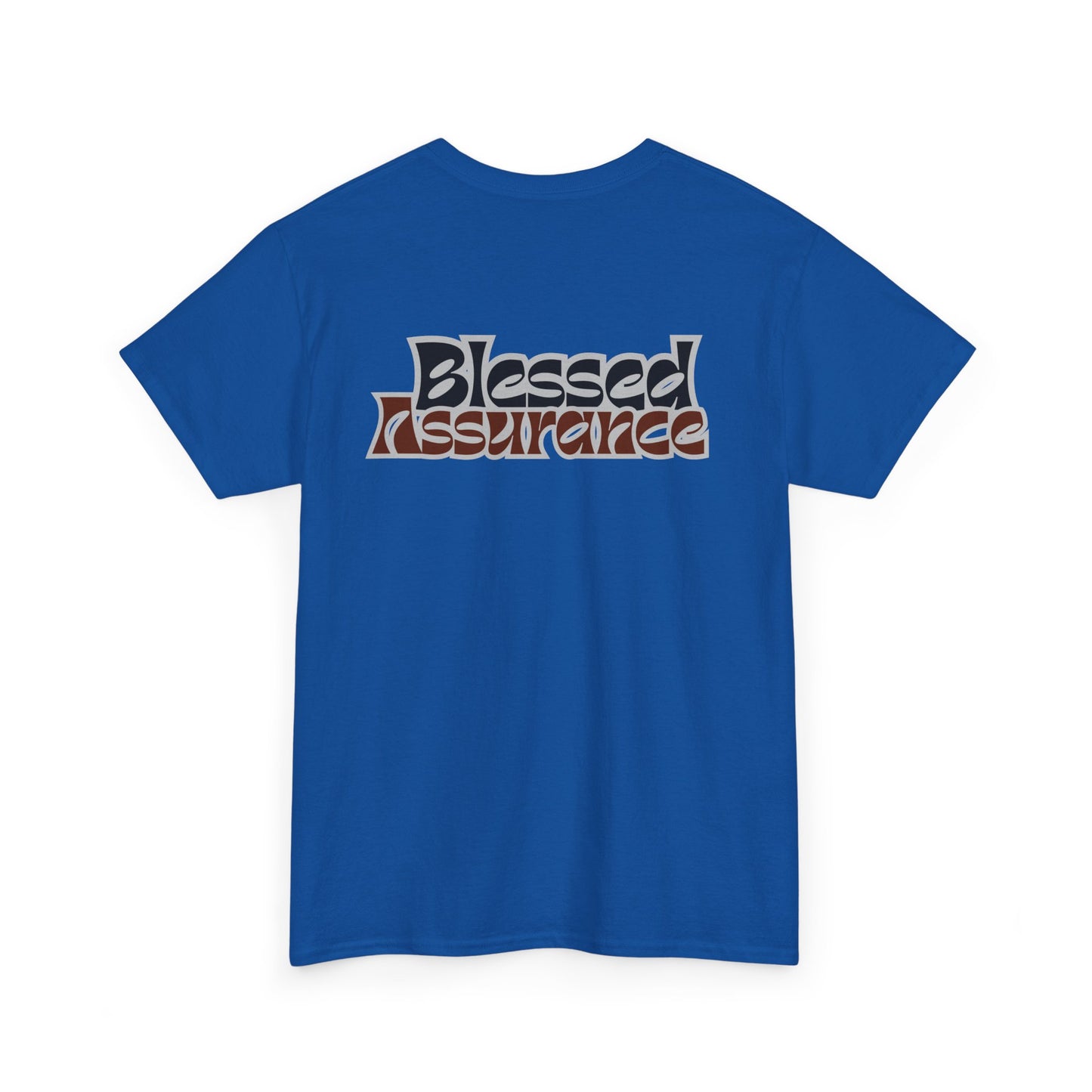 Blessed Assurance Unisex Heavy Cotton Tee | Inspirational Graphic T-Shirt for Everyday Comfort