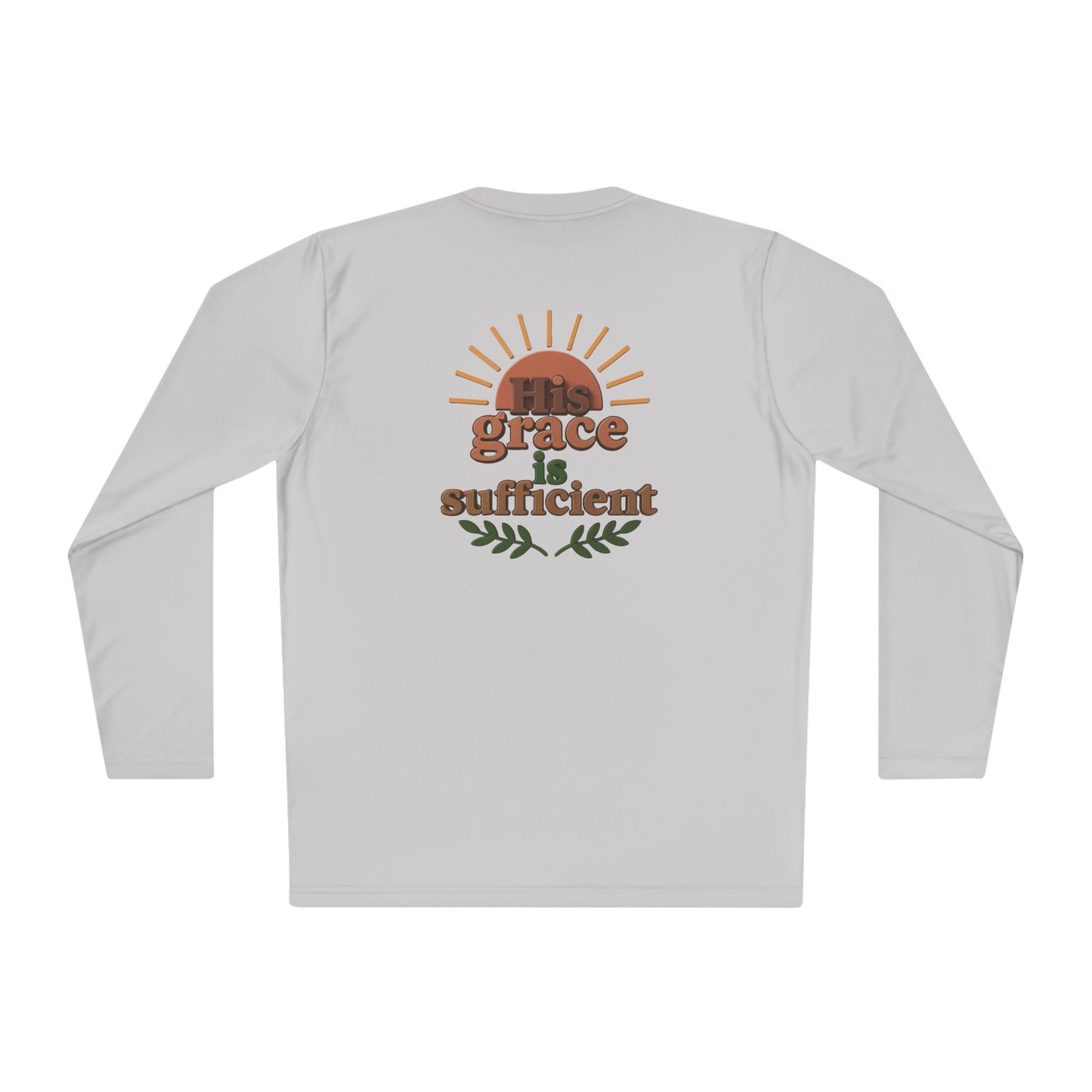 Grace Sufficient Long Sleeve Tee - Unisex Inspirational Shirt