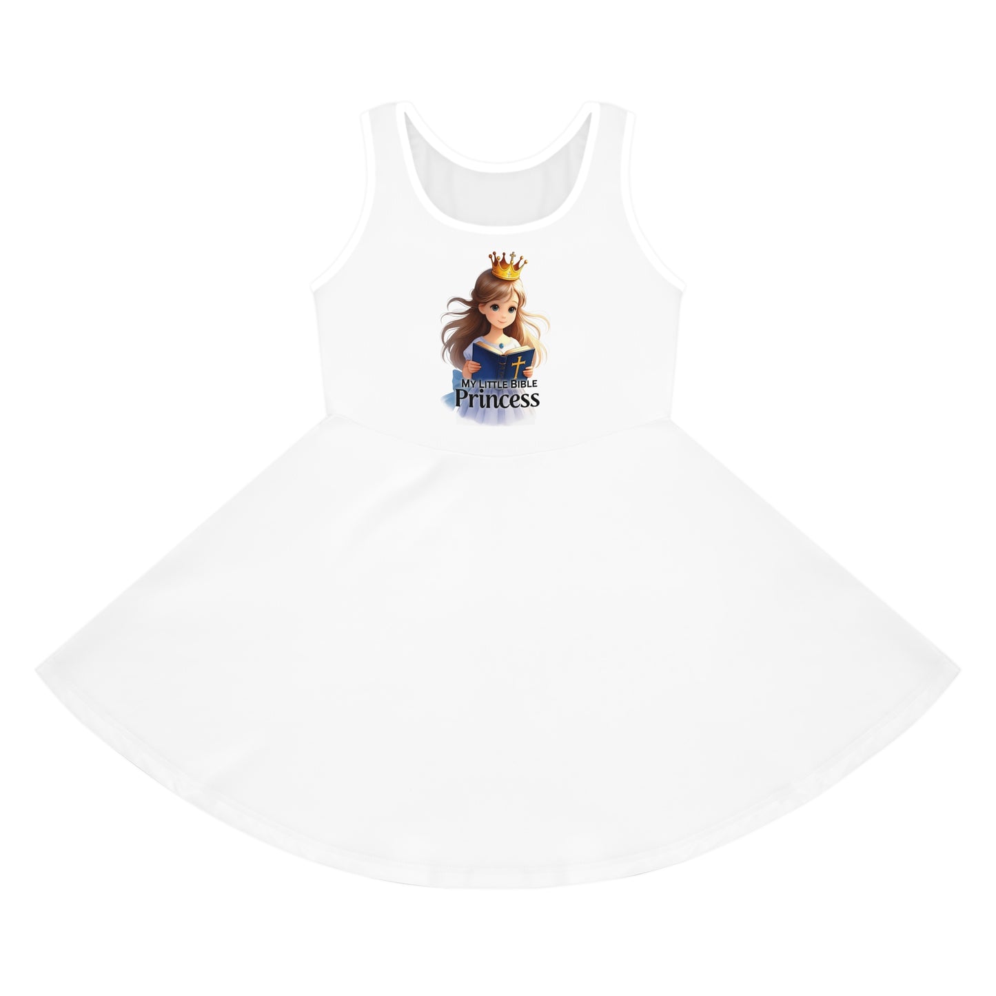 Princess-Themed Girls' Sleeveless Sundress