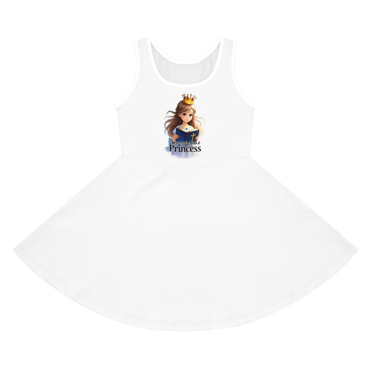 Princess-Themed Girls' Sleeveless Sundress