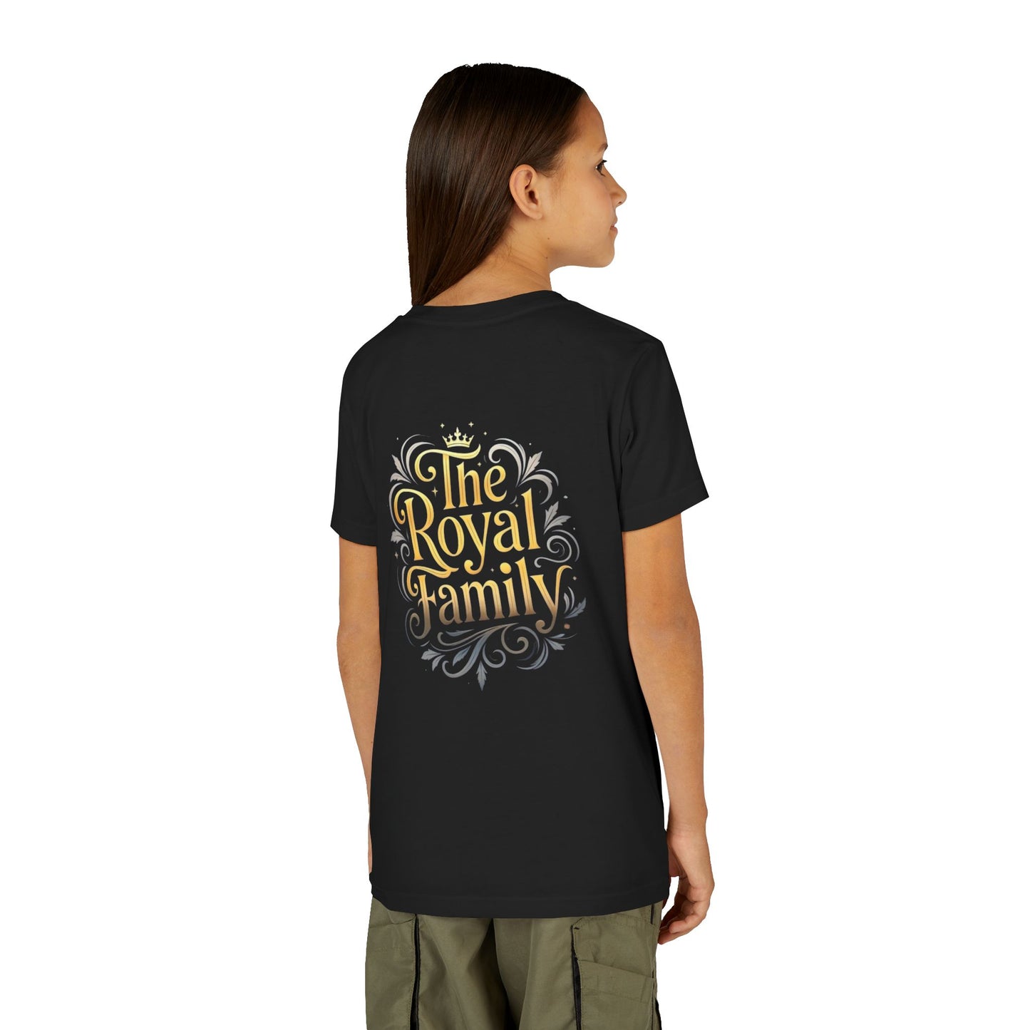 Princess Heart Youth Tee — The Royal Family Graphic Kids T-Shirt
