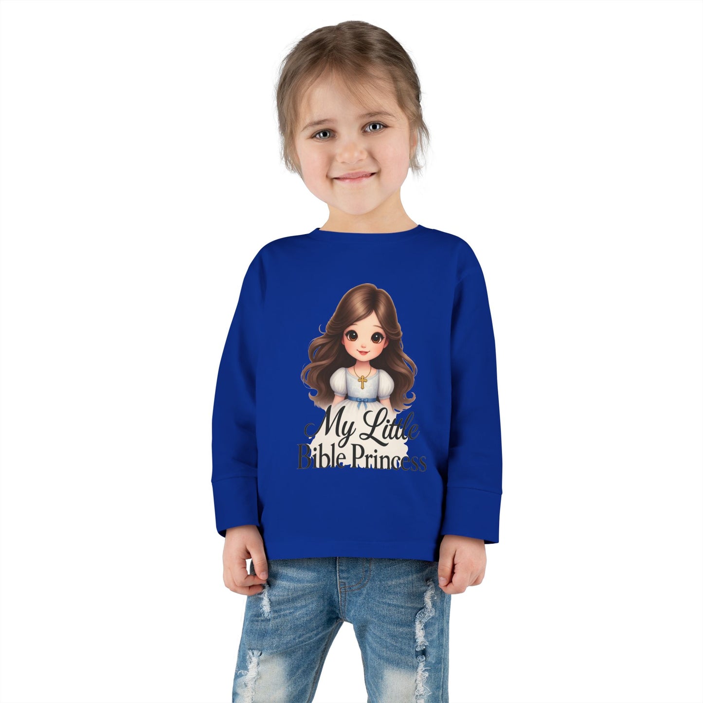 My Little Bible Princess Toddler Long Sleeve Tee