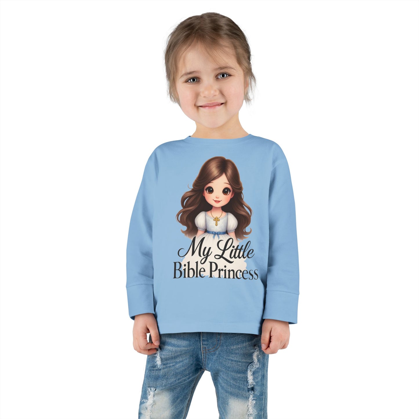 Bible Princess Toddler Long Sleeve Tee