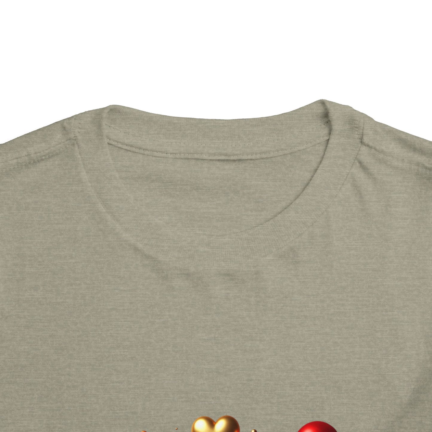Merry Christmas Toddler Tee — Festive Gold Script Holiday Shirt