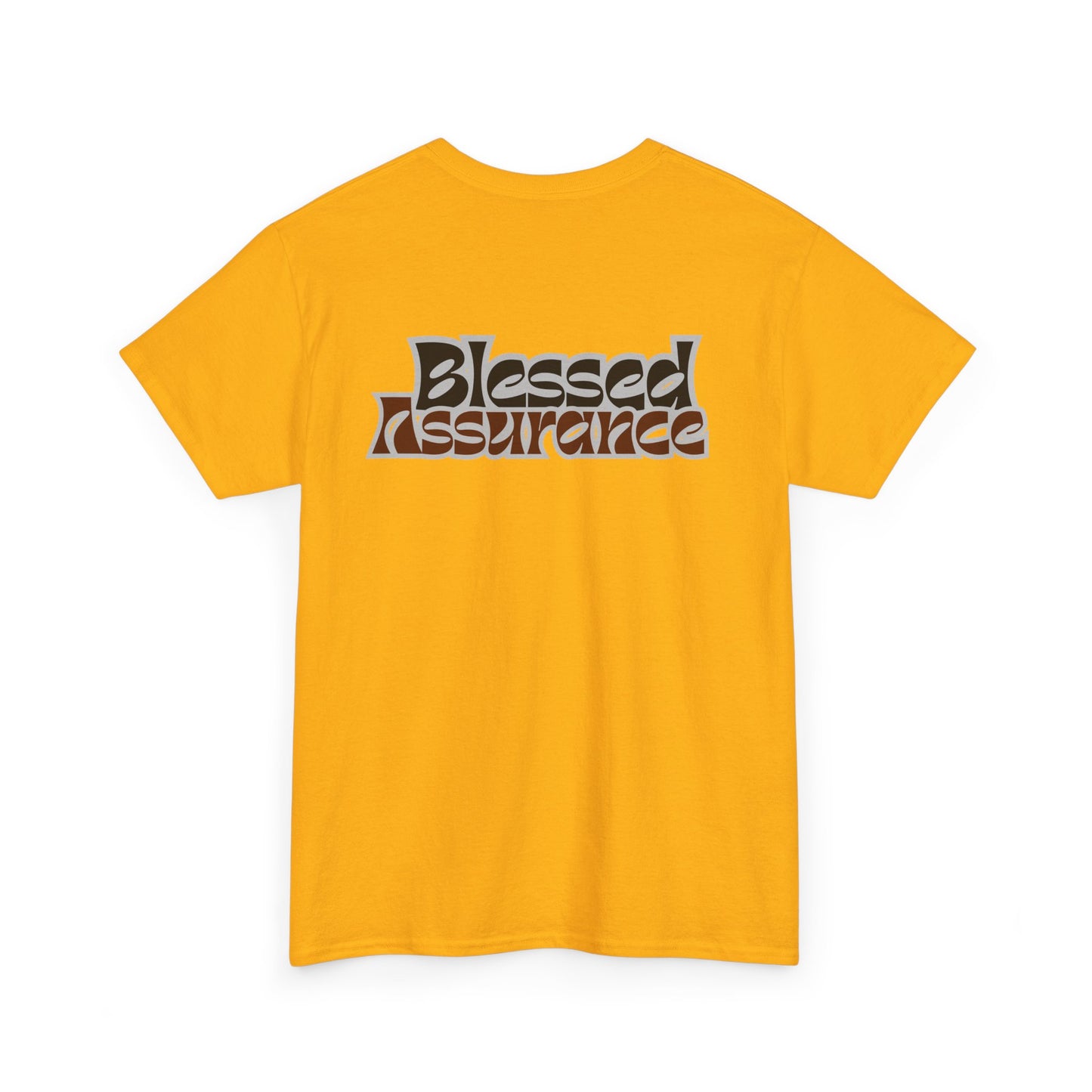 Blessed Assurance Unisex Heavy Cotton Tee | Inspirational Graphic T-Shirt for Everyday Comfort