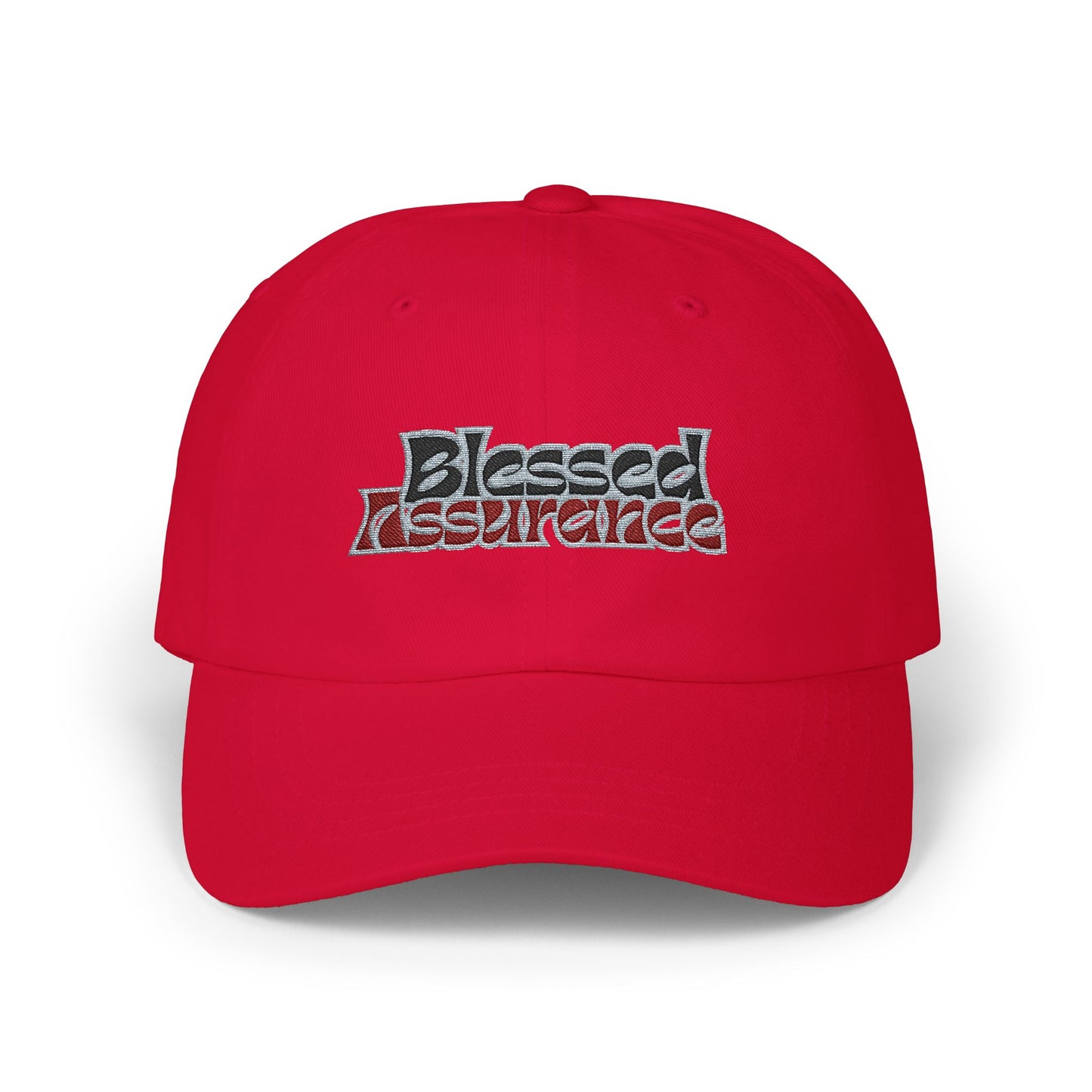 Blessed Assurance Dad Cap - Classic White Baseball Hat for Everyday Style