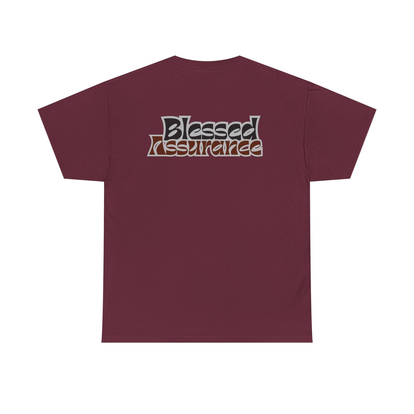 Blessed Assurance Unisex Heavy Cotton Tee | Inspirational Graphic T-Shirt for Everyday Comfort