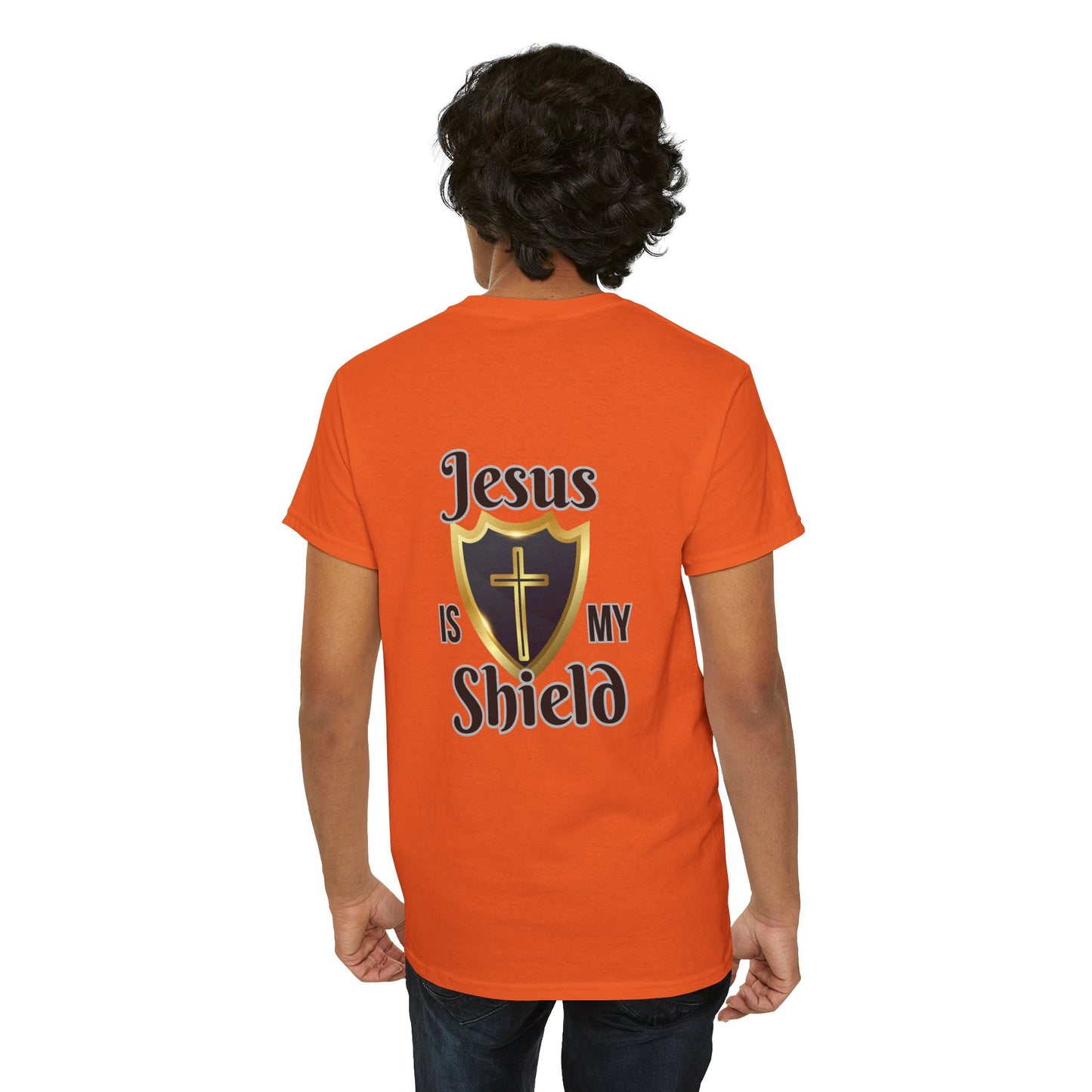 Jesus Is My Shield Unisex Heavy Cotton Tee