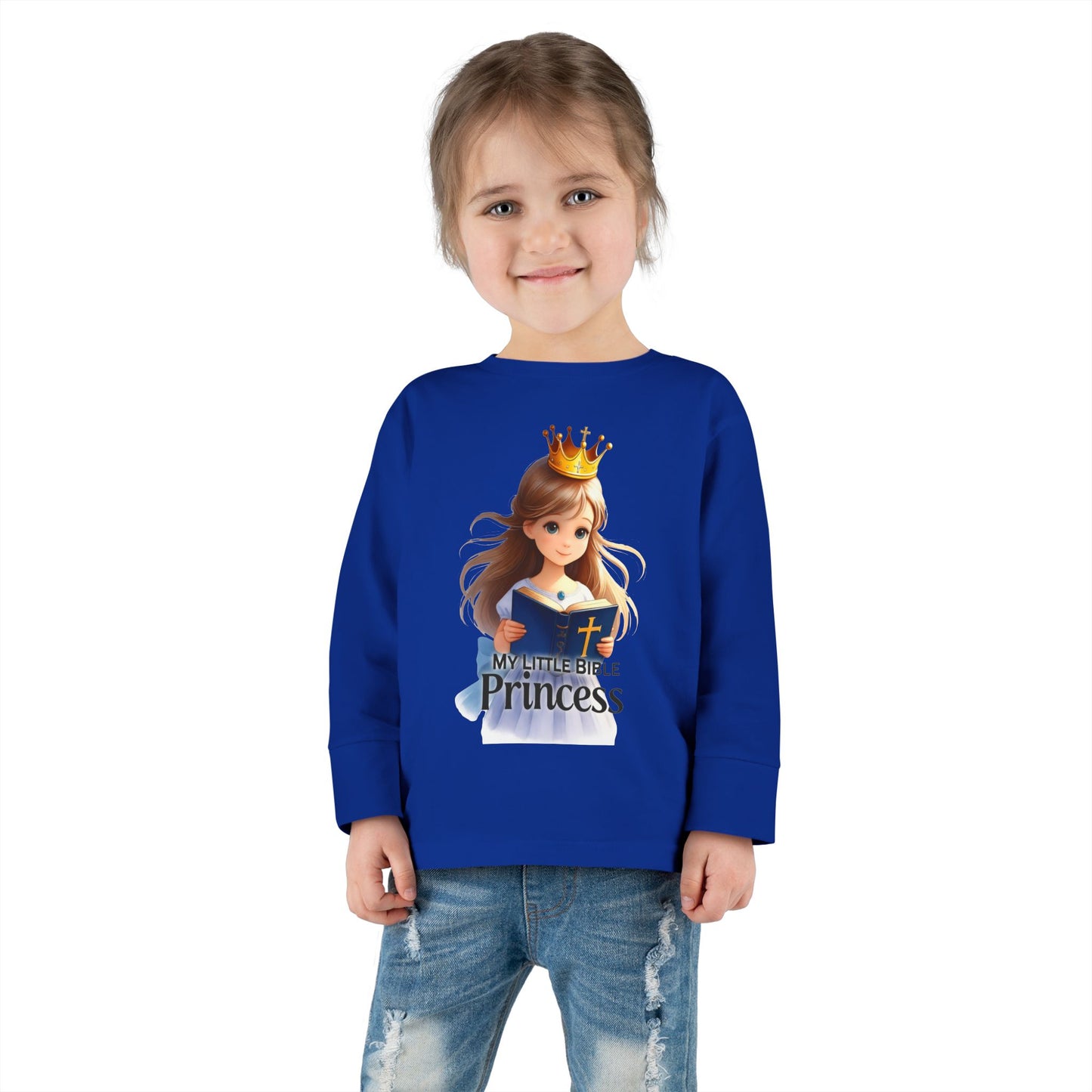 Toddler Princess Long Sleeve Tee - Perfect Gift for Little Royalty