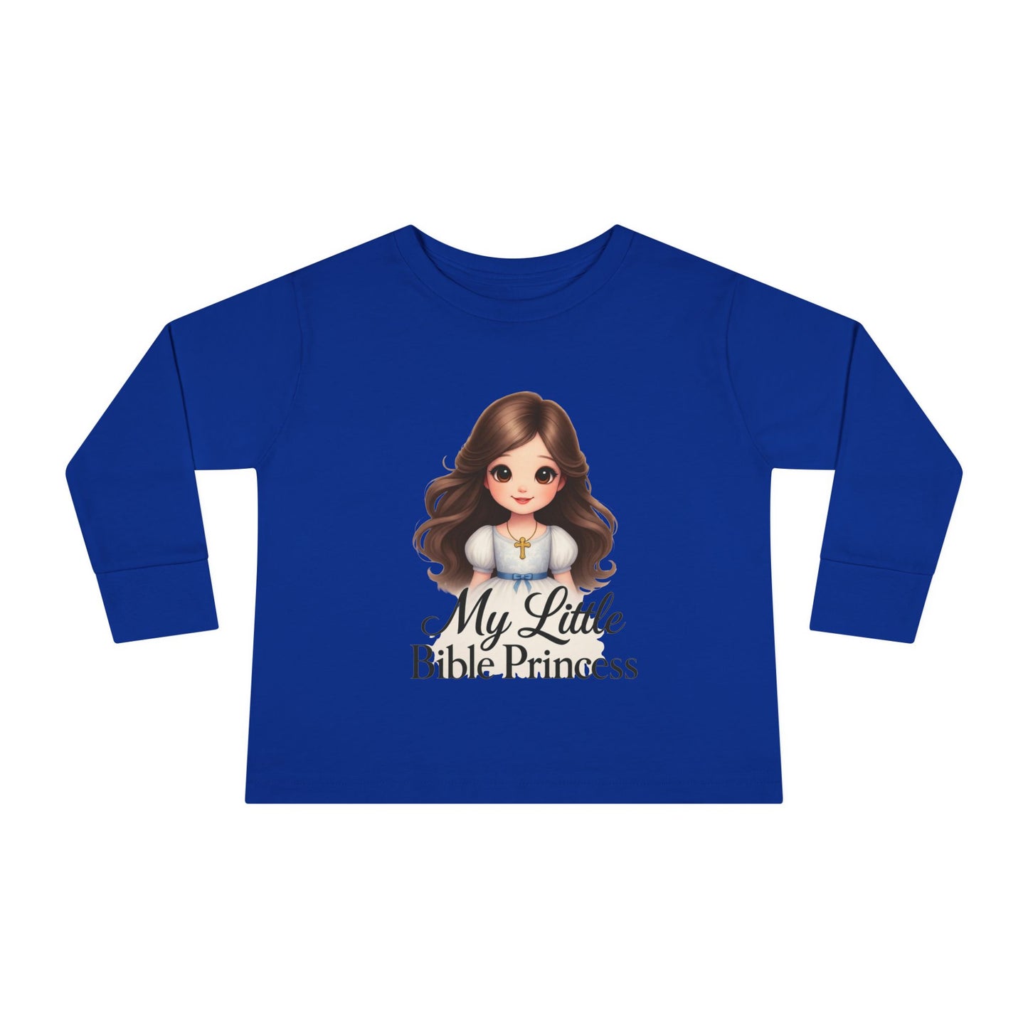 My Little Bible Princess Toddler Long Sleeve Tee