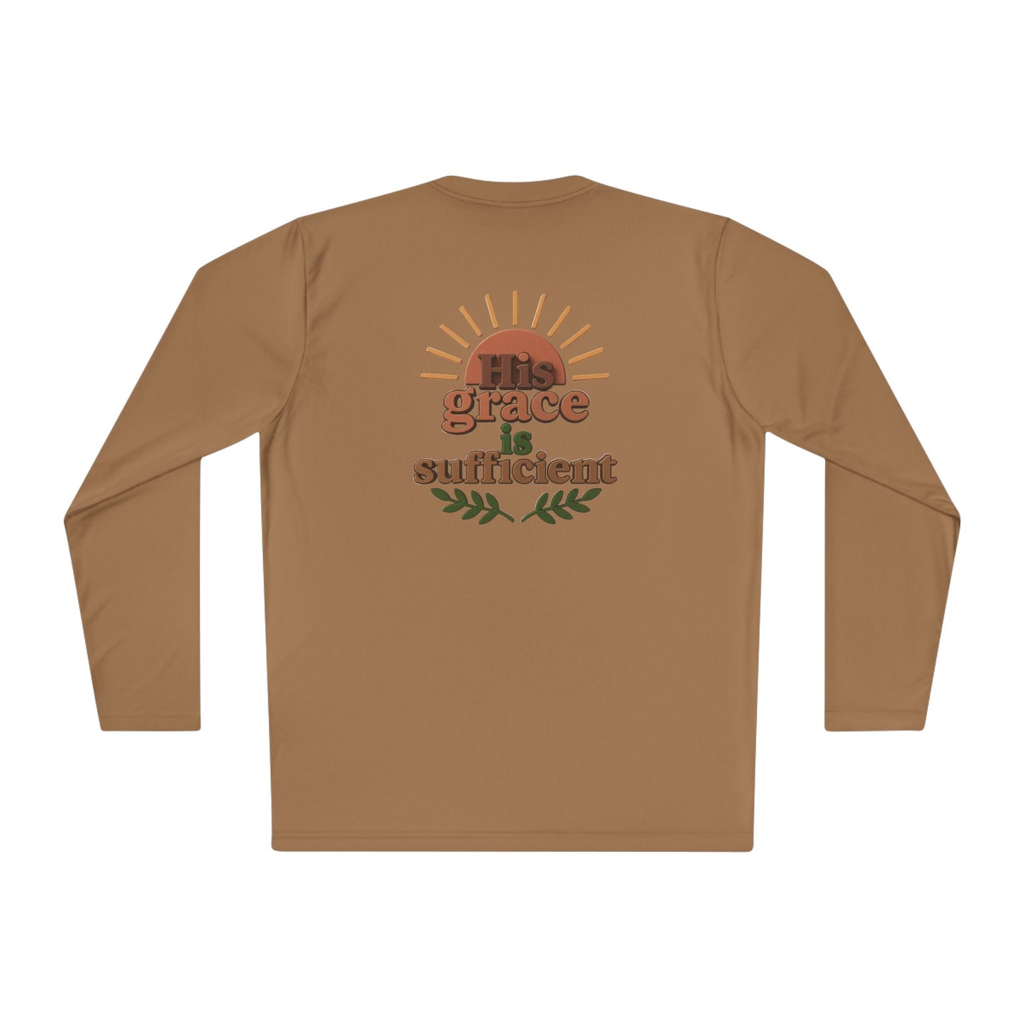Grace Sufficient Long Sleeve Tee - Unisex Inspirational Shirt